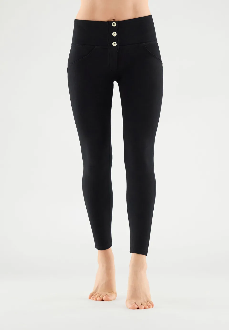 freddy-wr-up-pantaloni-push-up-7-8-superskinny-vita-alta-con-bottoni image 1
