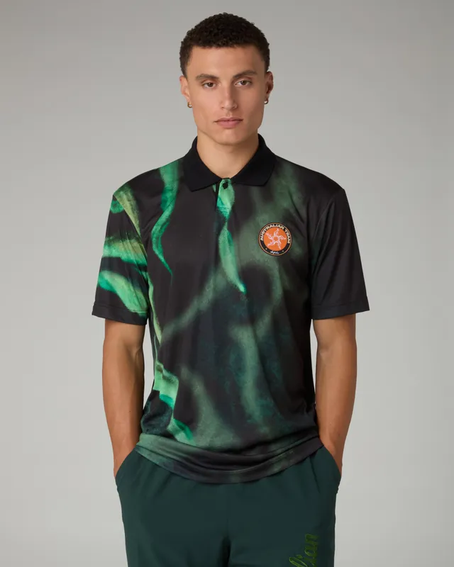 australian-blanca-soccer-polo-shirt-polo-nera-ace-elasticizzata image 1