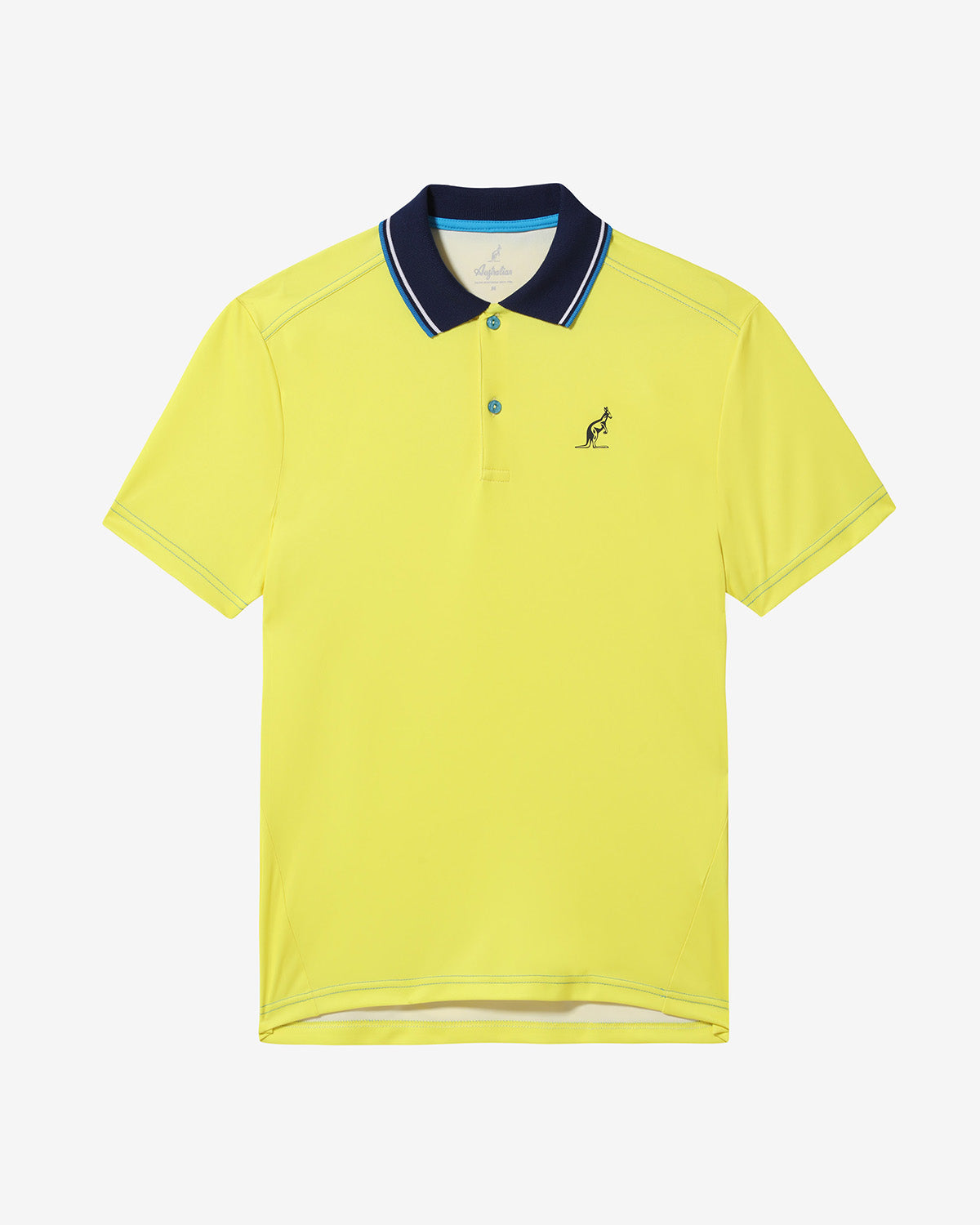 australian-tech-ace-polo-shirt-tennis-polo-giallo-vivo image 5