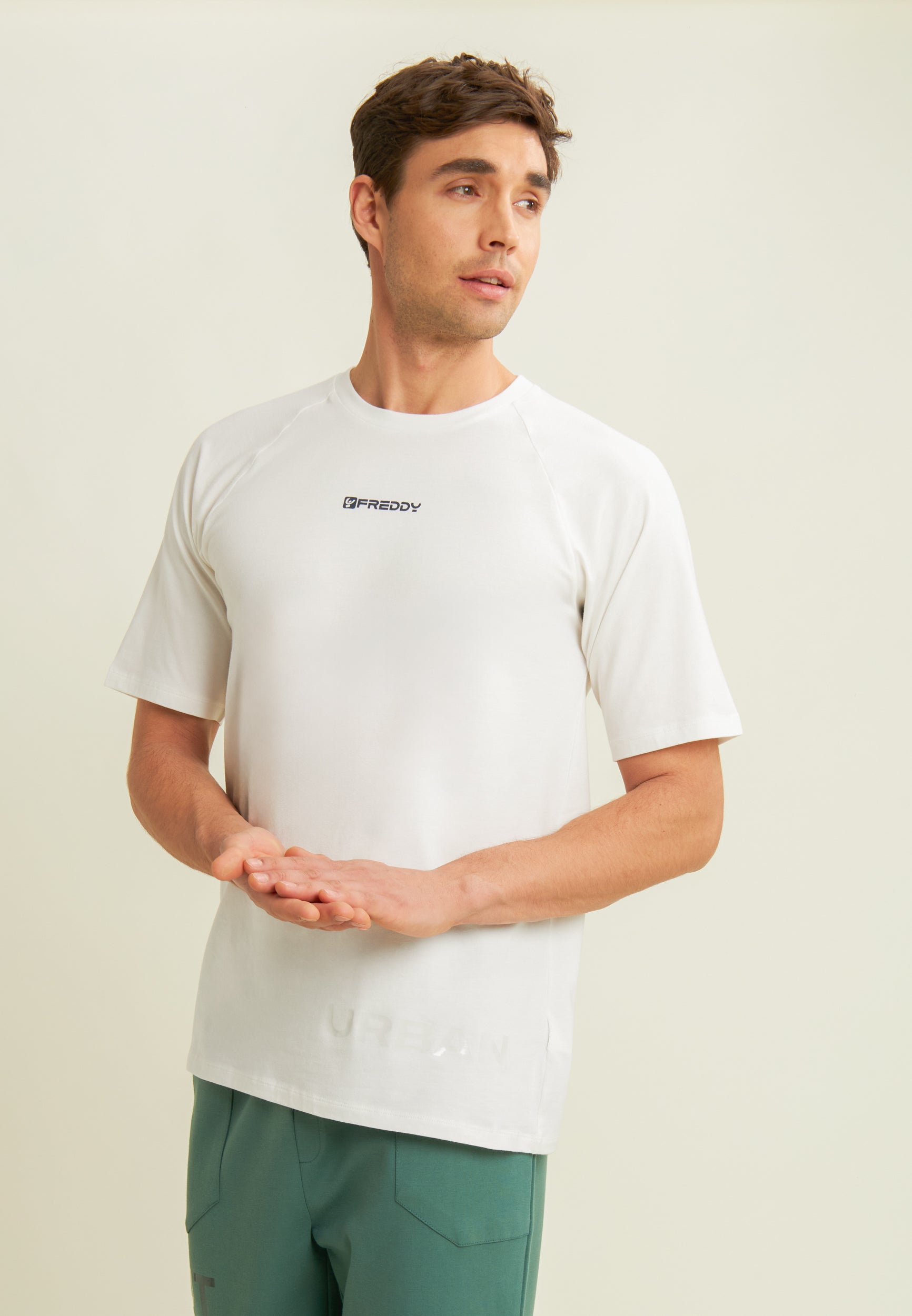 freddy-t-shirt-uomo-slim-jersey-cotone-stampa-lucida image 1