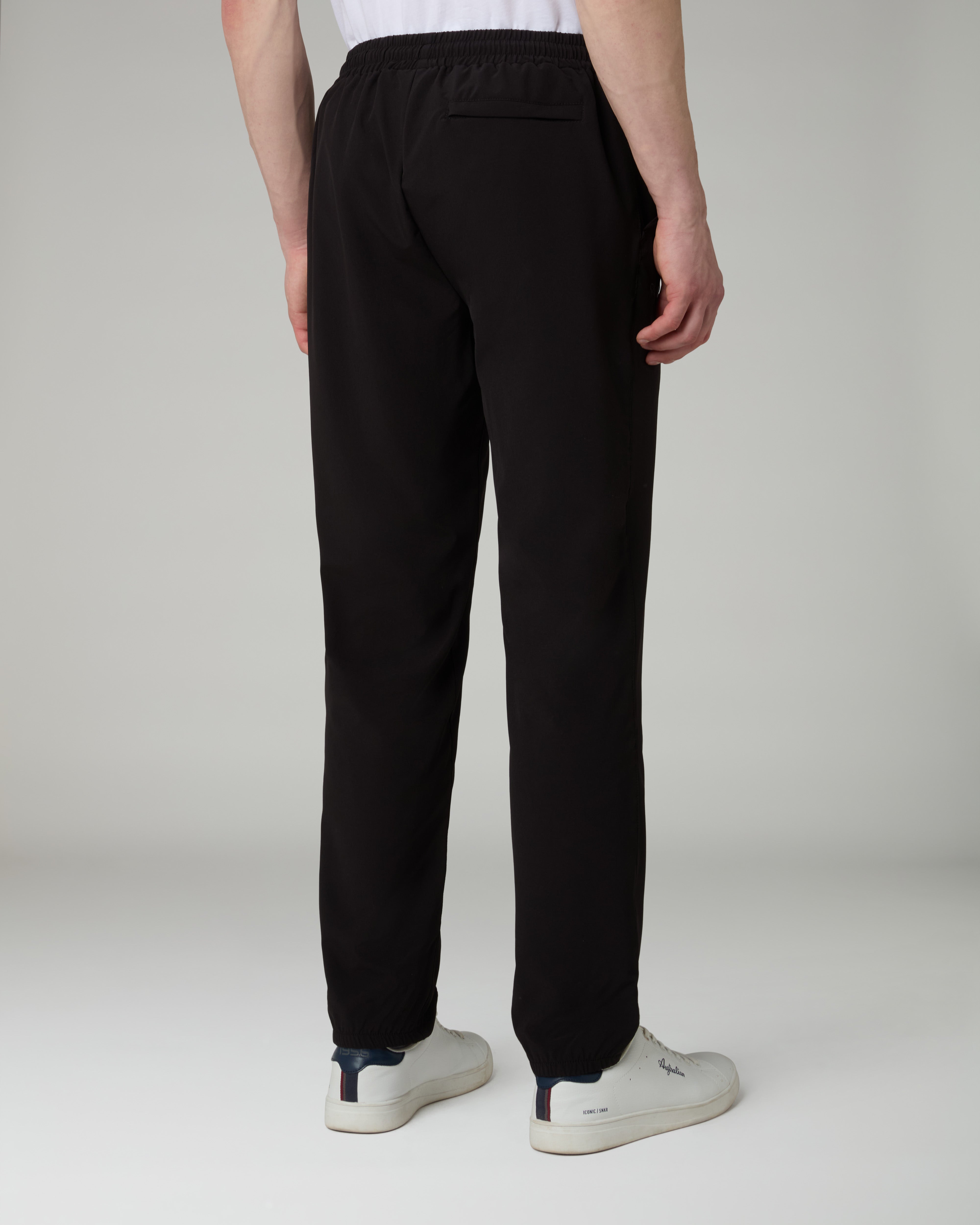 australian-easy-move-track-pant-pantalone-tuta-uomo-nero image 3