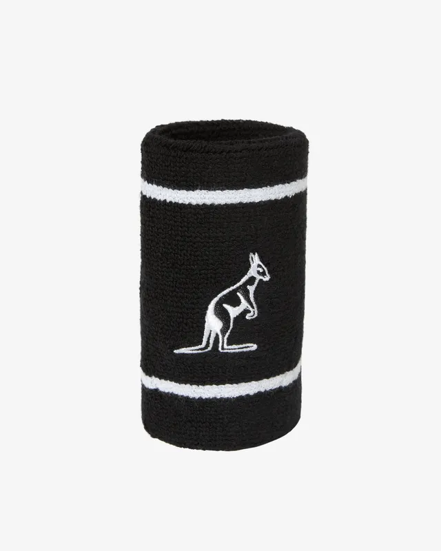 australian-tennis-crew-wristband-polsino-spugna-nero image 1