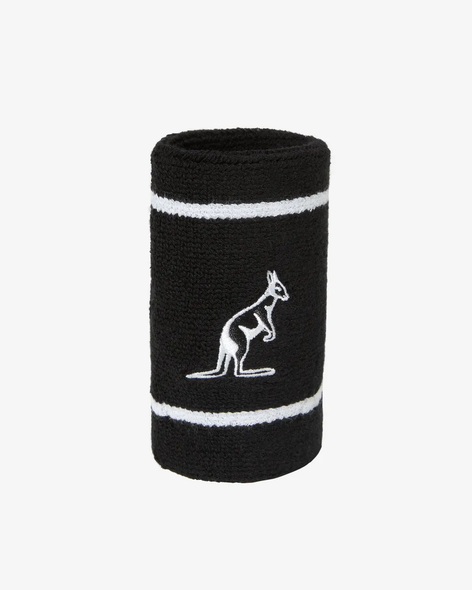 australian-tennis-crew-wristband-polsino-spugna-nero image 1
