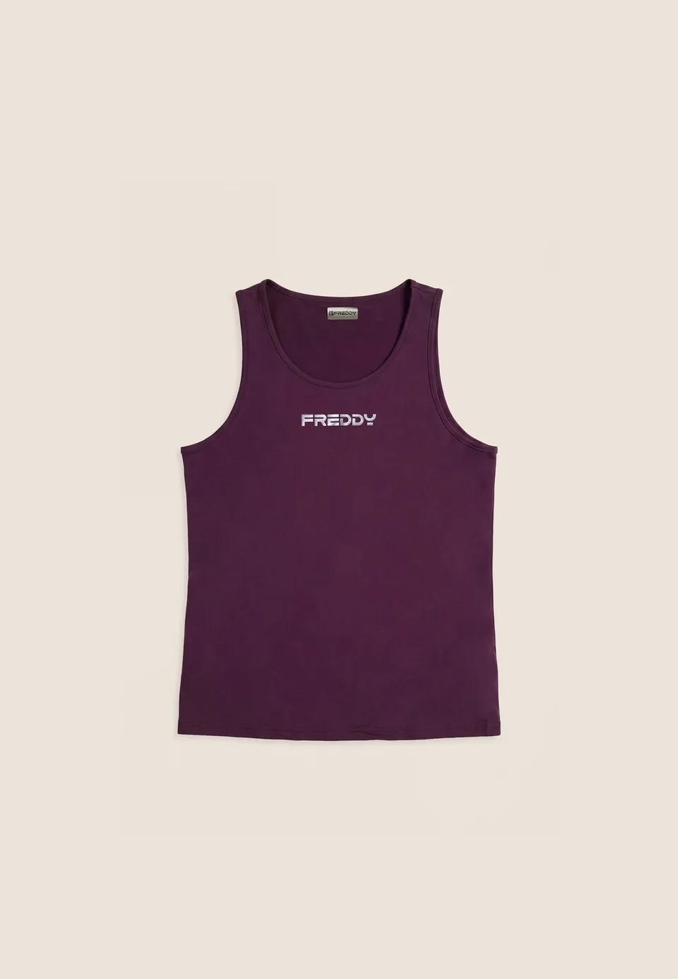 freddy-canotta-donna-sportiva-quick-dry-logo-metallizzato image 1