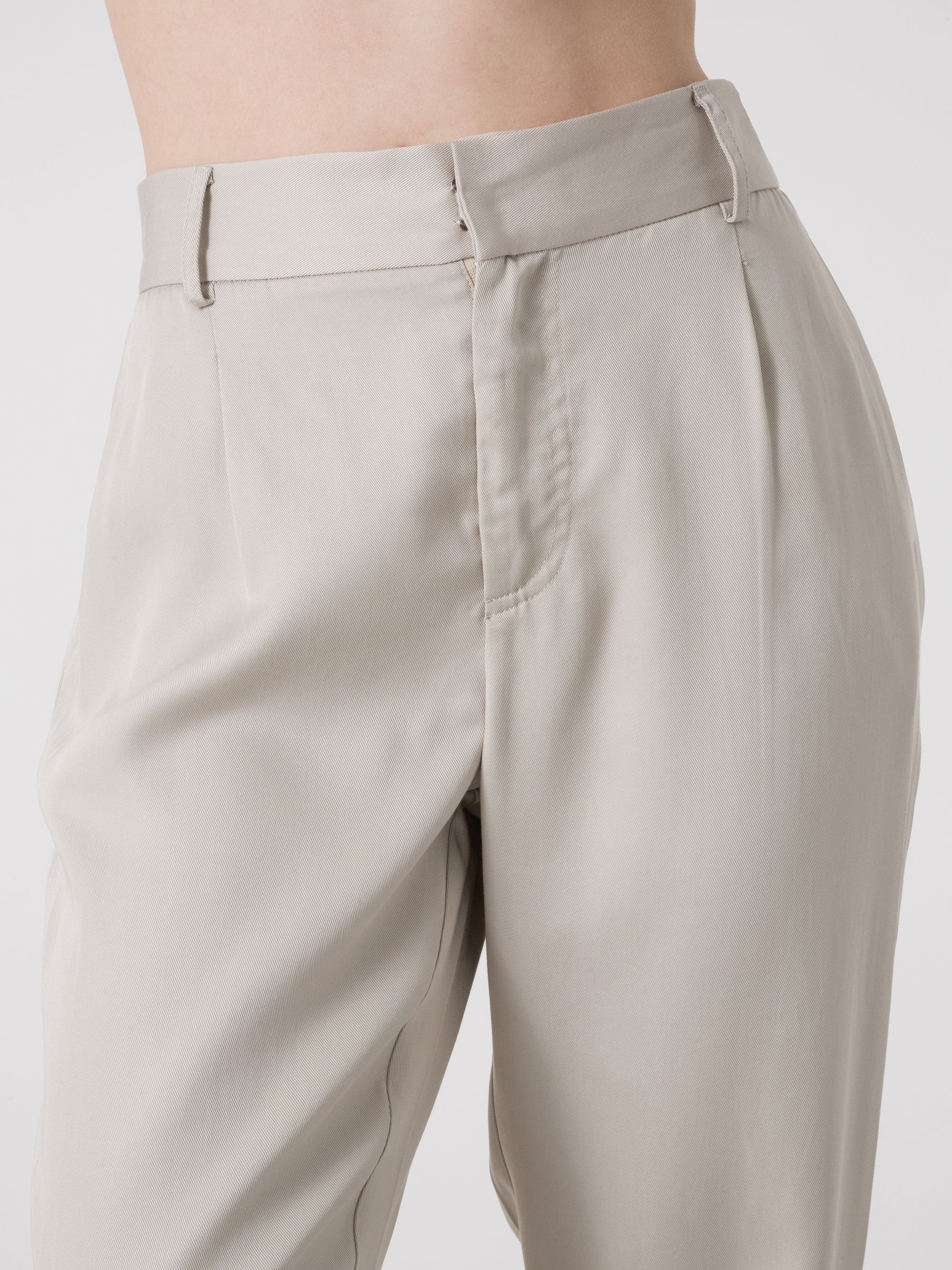 dimensione-danza-city-pantaloni-donna-in-popeline-di-tencel-linea-dritta image 5
