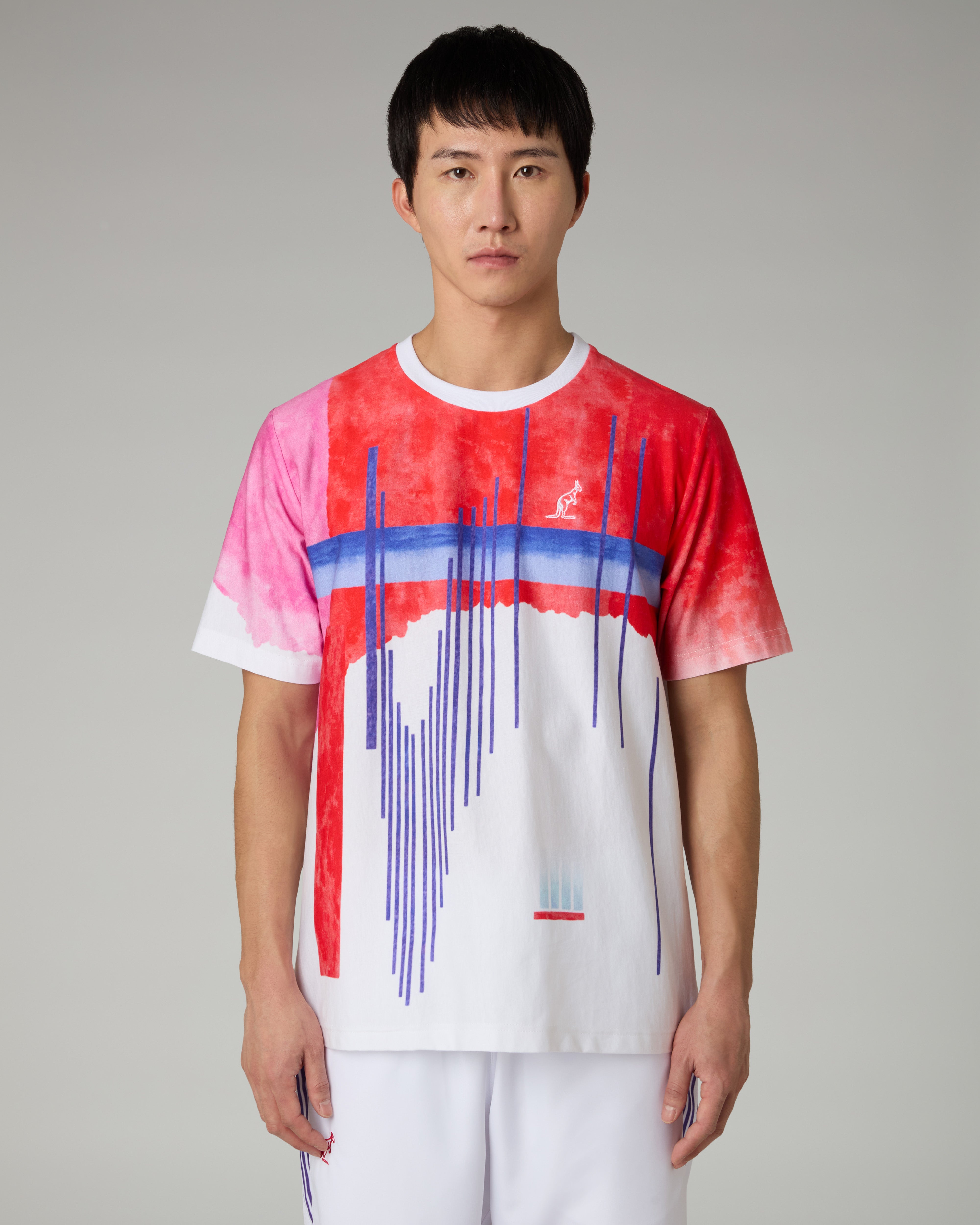 australian-goran-t-shirt-cotone-bright-red image 1