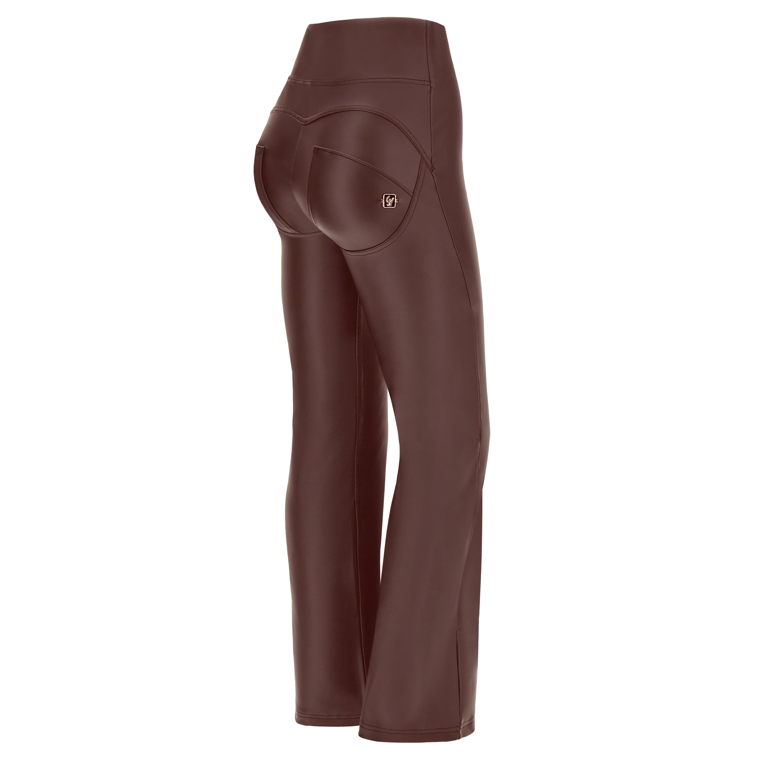 freddy-wr-up-pantaloni-similpelle-vita-alta-fondo-super-flare image 2