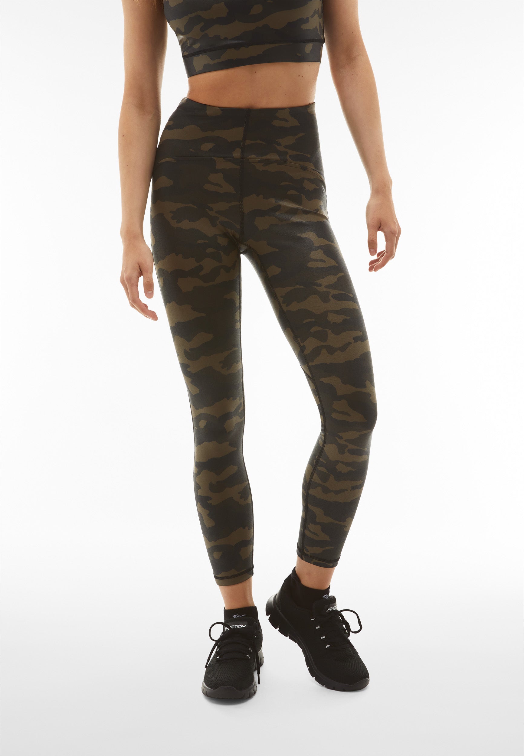 freddy-superfit-leggings-7-8-vita-super-alta-camouflage-coated image 1