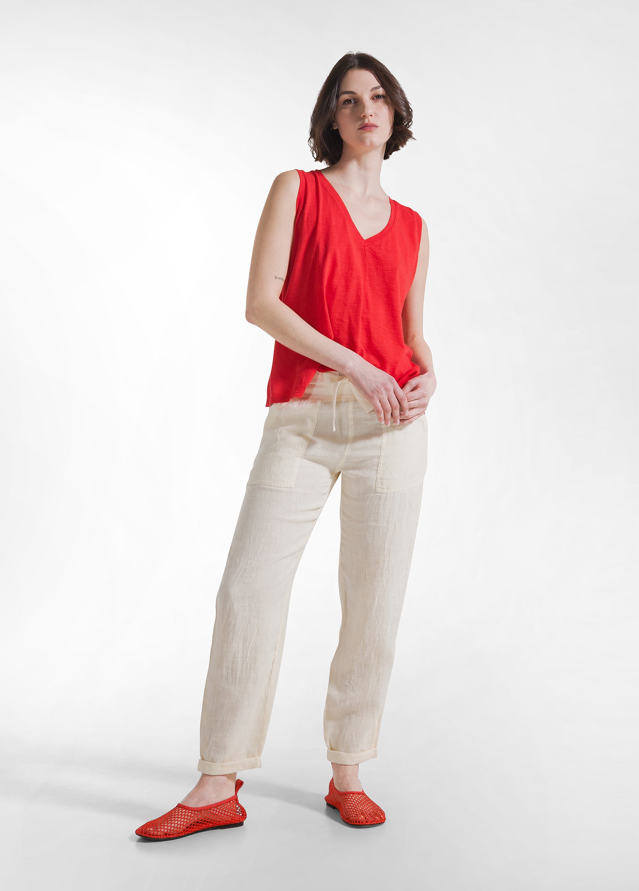 deha-top-fluido-in-jersey-fiammato-rosso-d42510 image 4