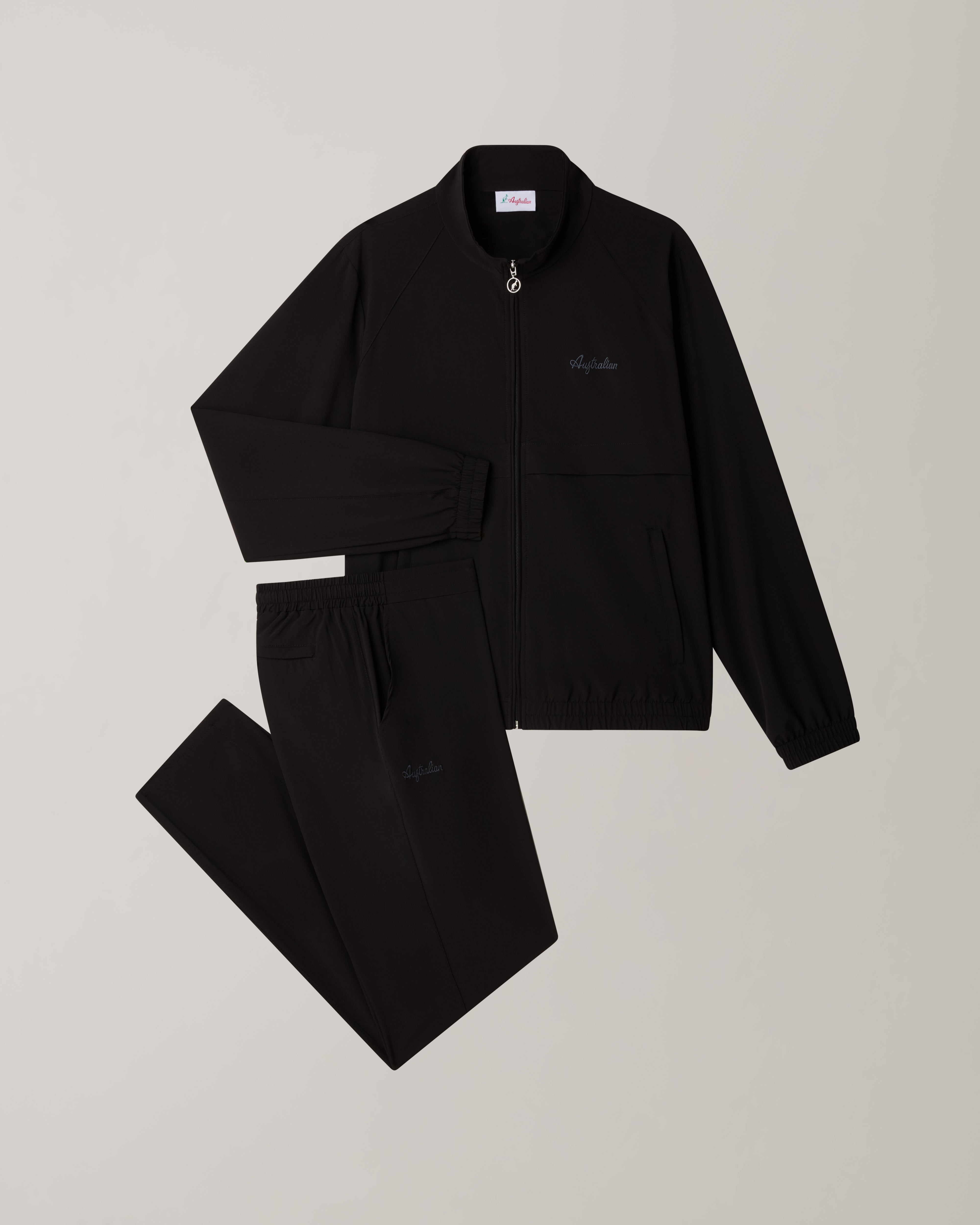 australian-doric-move-tracksuit-tuta-nera-bi-elastica-slam-sfoderata image 8