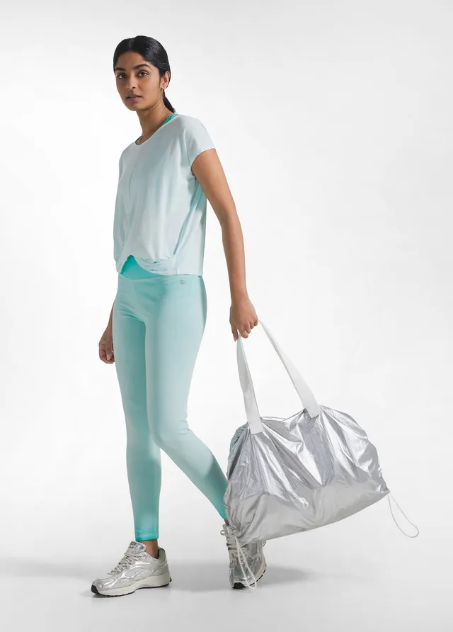 deha-d42932-metallic-shopper-bag-grigio-in-tessuto-tecnico image 1