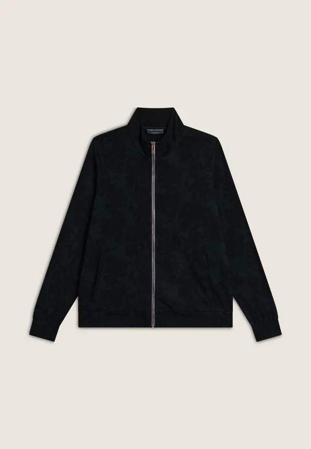 freddy-felpa-donna-collo-alto-zip-oro-100-cotone image 1