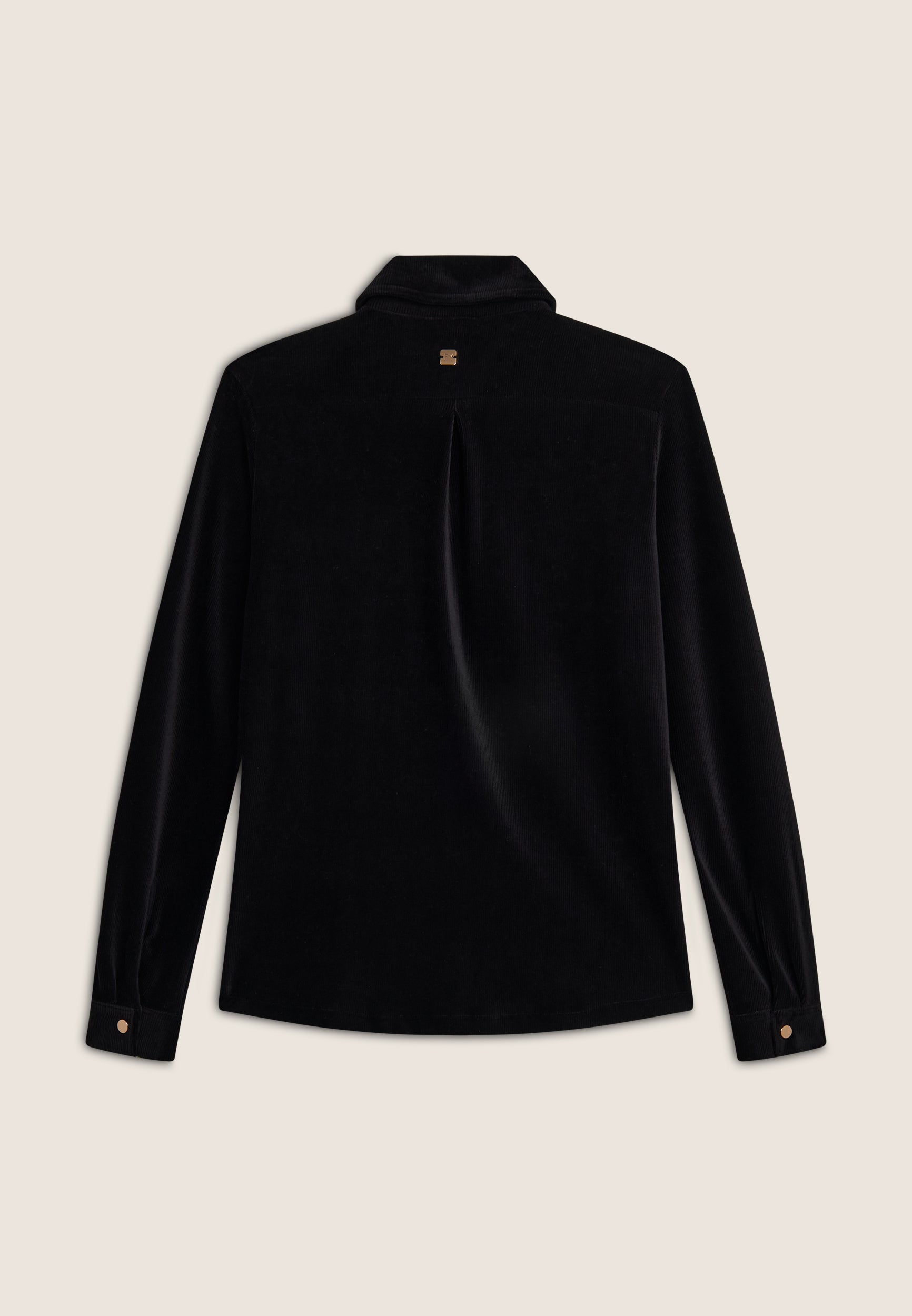 freddy-camicia-comfort-fit-in-velluto-mille-righe-con-bottoni-a-pressione image 7