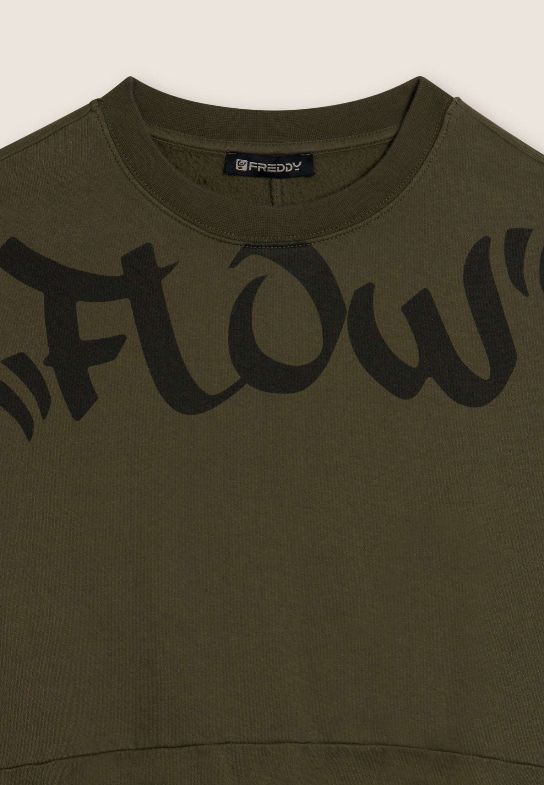 felpa-donna-freddy-oversize-cropped-con-maxi-stampa-flow image 7
