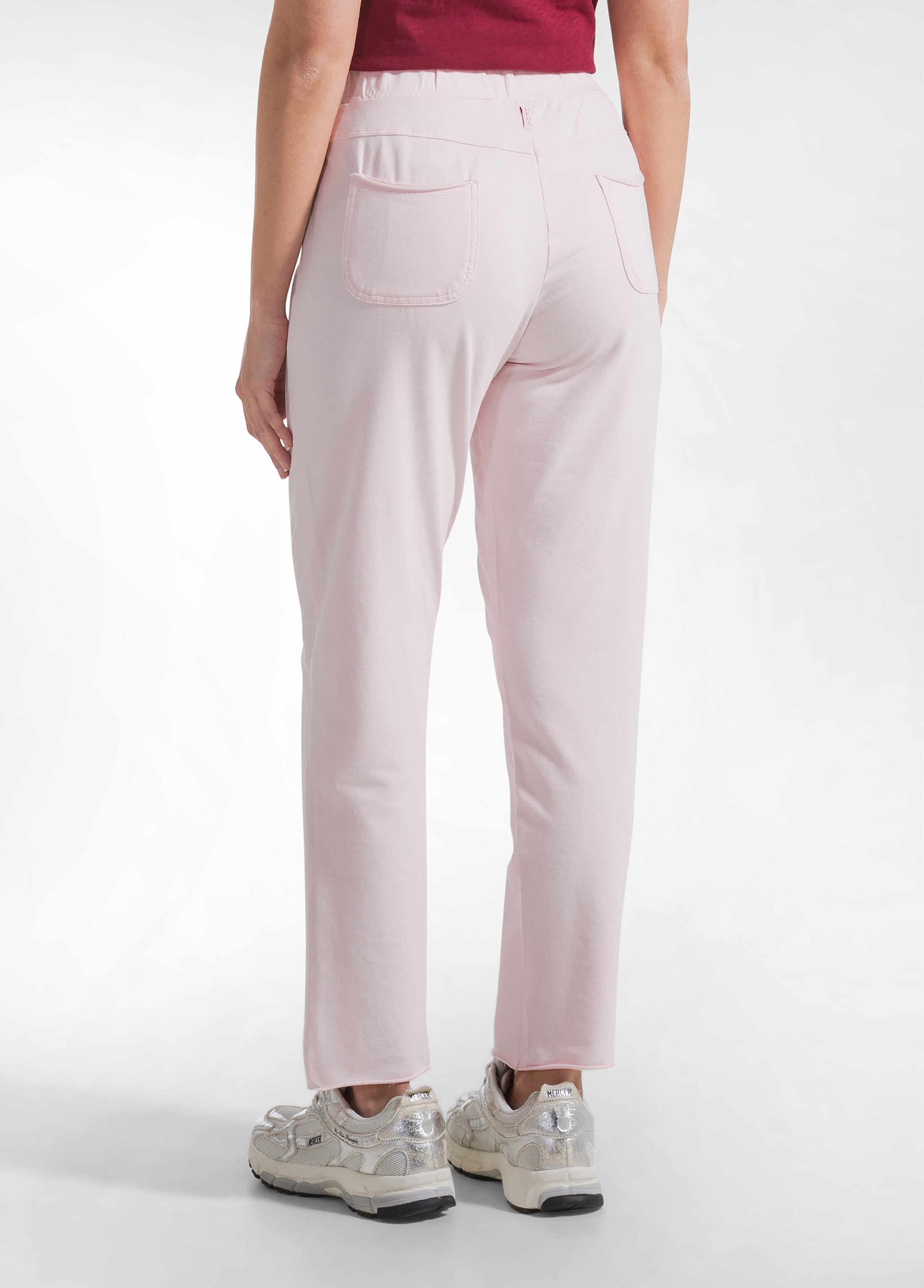 deha-pantaloni-slim-fit-rosa-in-cotone-stretch image 3