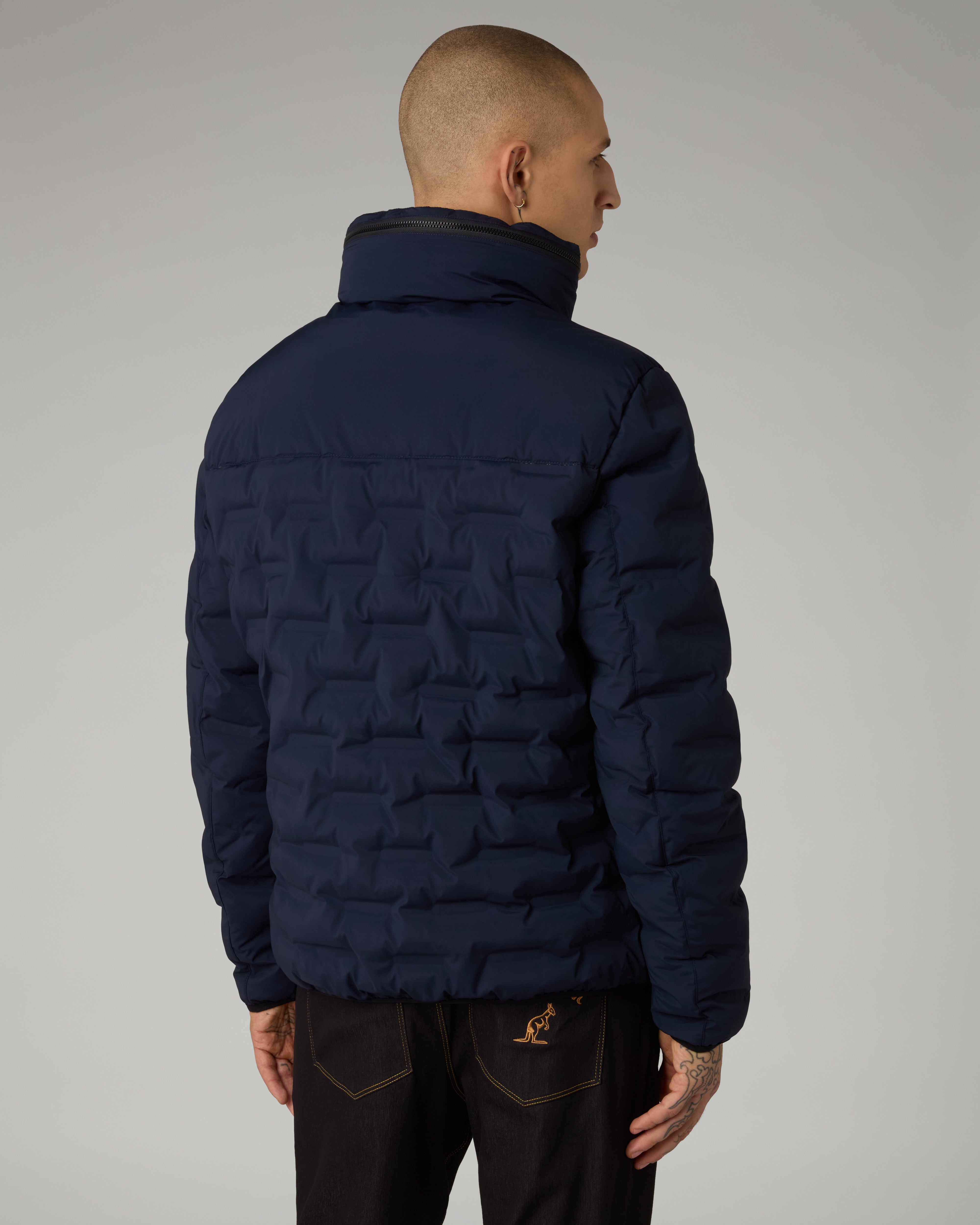 australian-3-d-jacket-giubbotto-uomo-blu-navy-trapuntato-termosaldato image 3