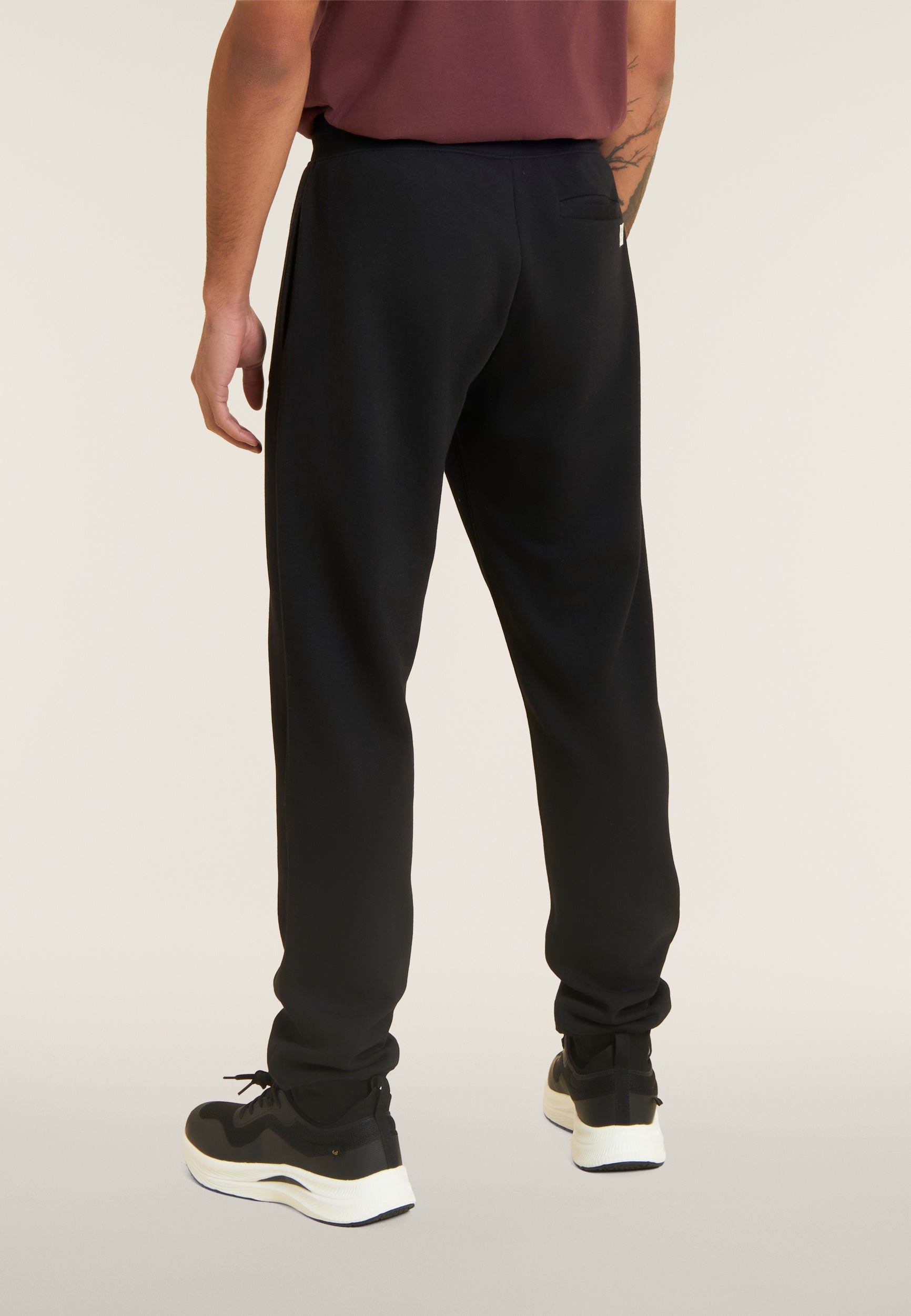 freddy-pantaloni-sportivi-uomo-regular-fit-con-polsino-in-felpa-garzata image 3