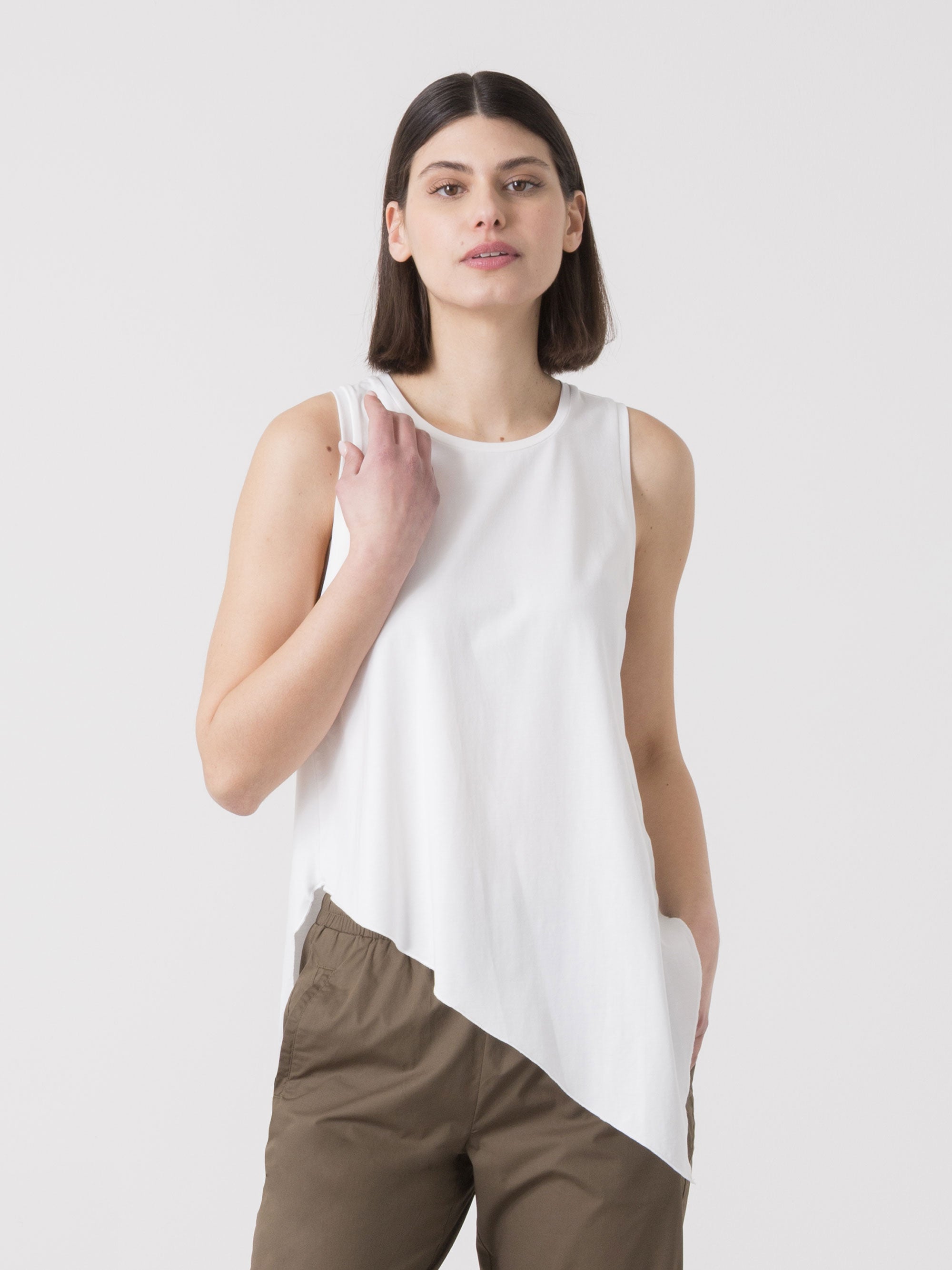 dimensione-danza-tank-top-asimmetrico-donna-in-modal-jersey-stretch image 2