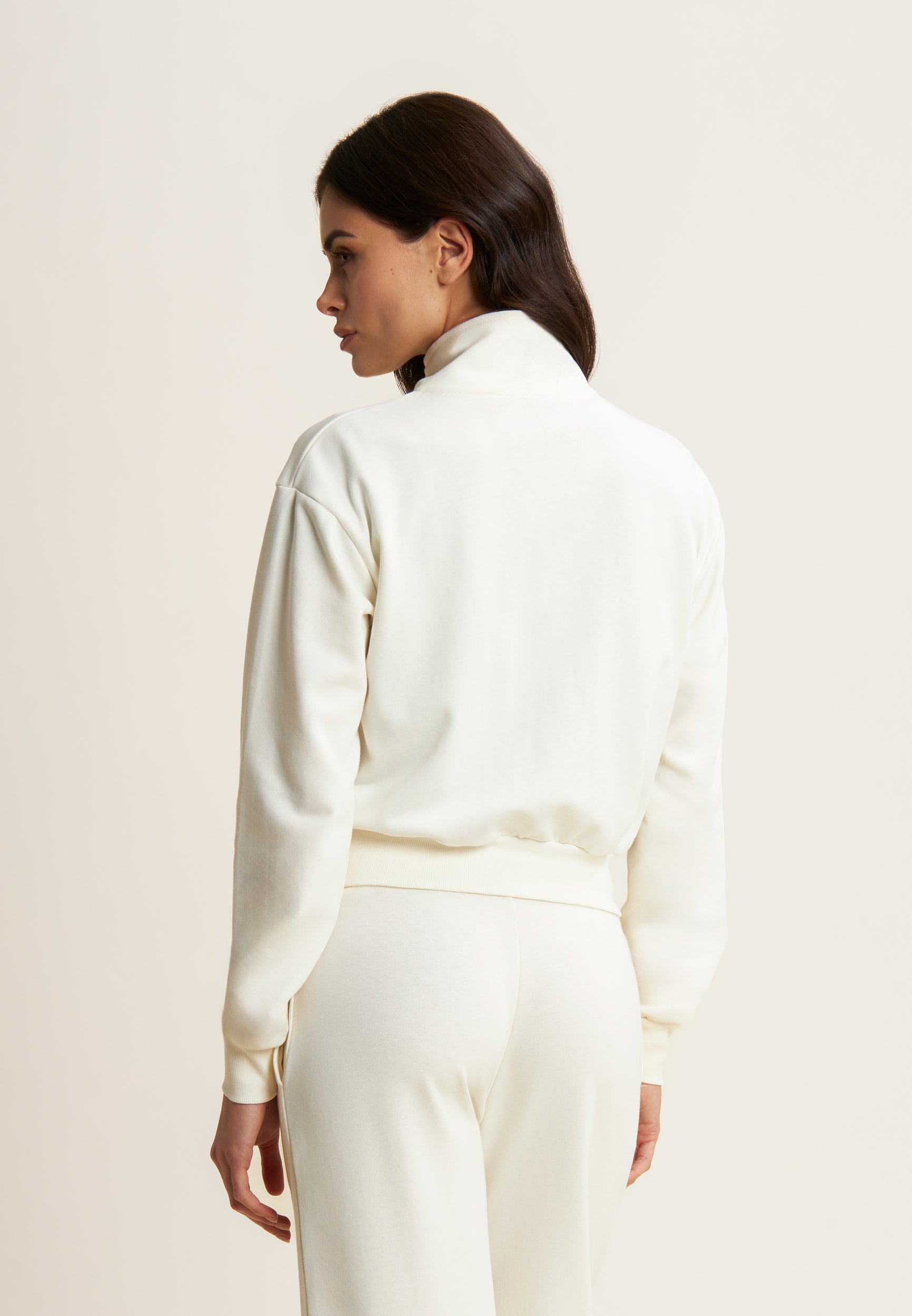 freddy-felpa-cropped-con-zip-e-collo-alto-in-french-terry image 4