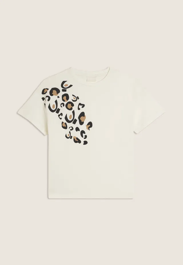 freddy-t-shirt-junior-regular-con-grafica-omino-effetto-leopardato image 1