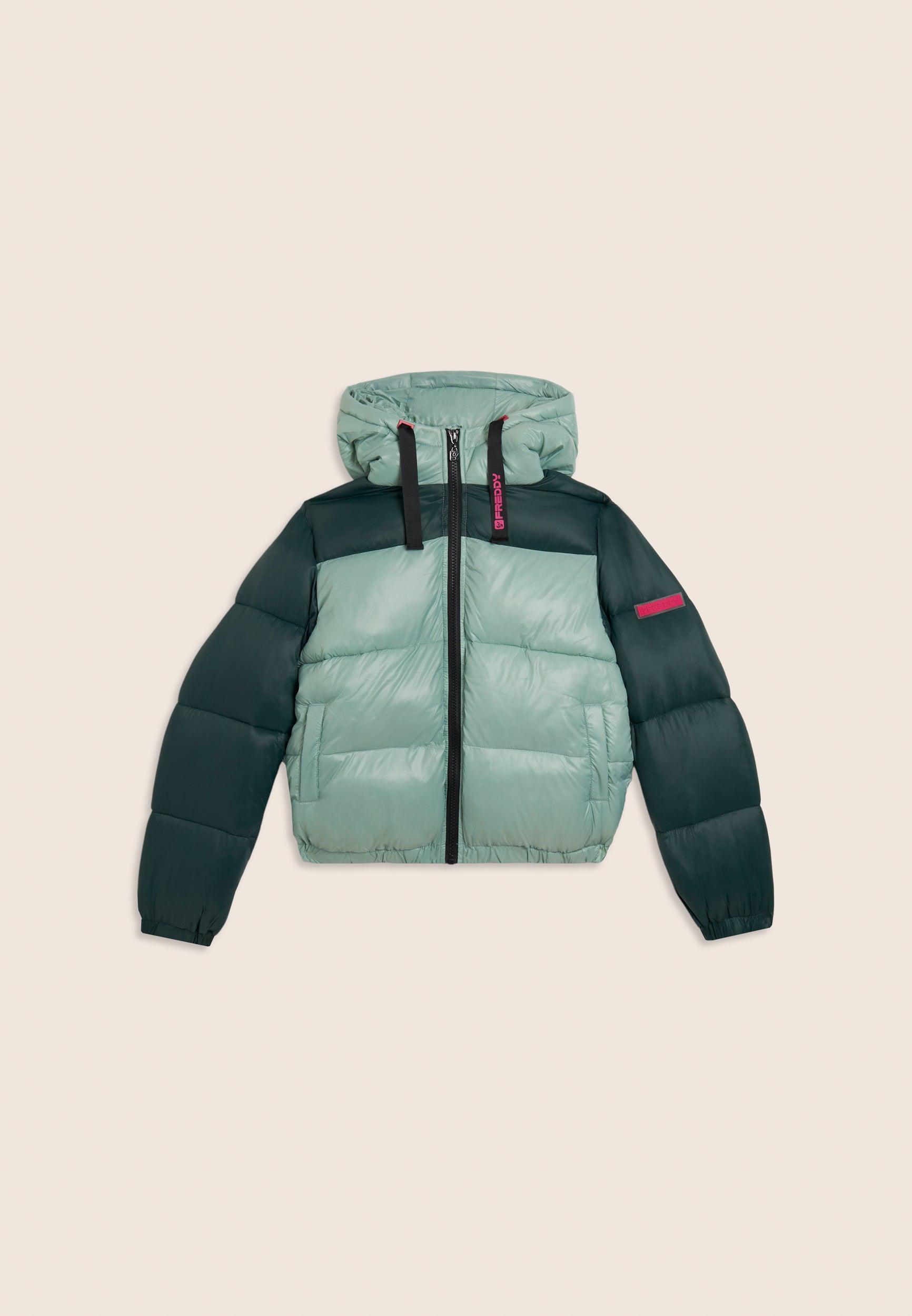 freddy-giubbotto-invernale-bambina-colour-block-cropped image 1
