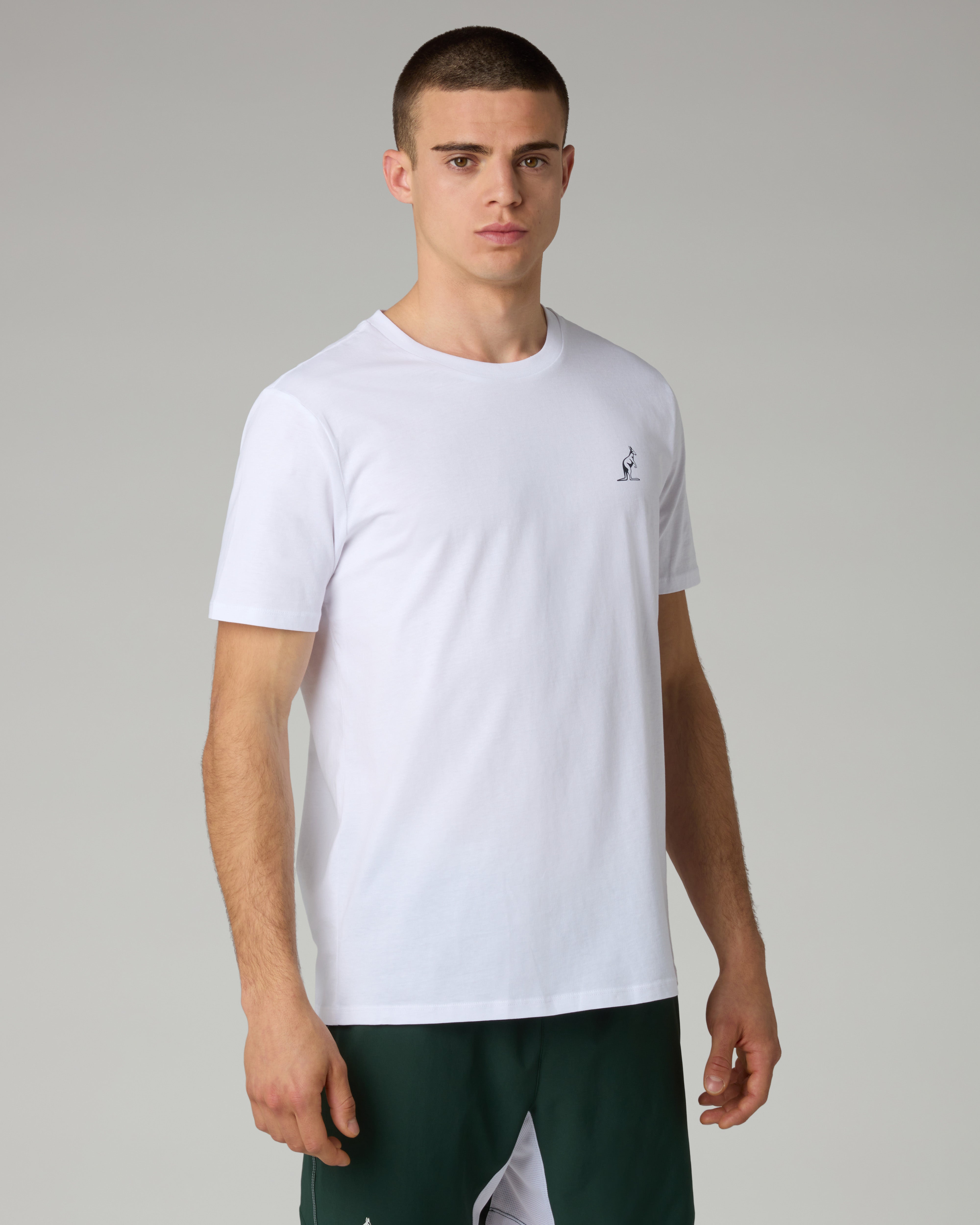 australian-prospect-court-t-shirt-t-shirt-tennis-bianca-in-cotone-regular-fit image 3