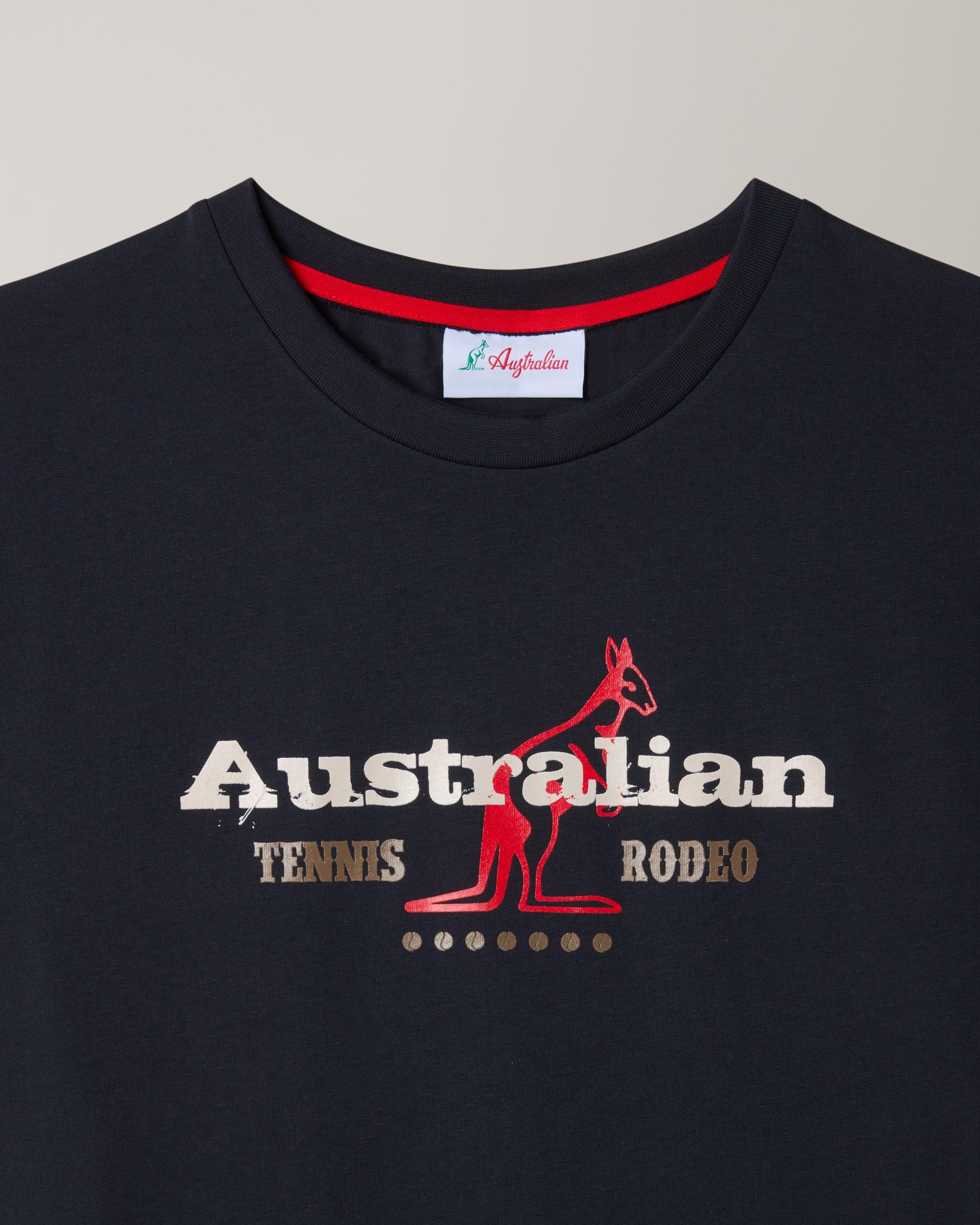 australian-rodeo-t-shirt-maglietta-cotone-blu-navy-regular-fit image 5