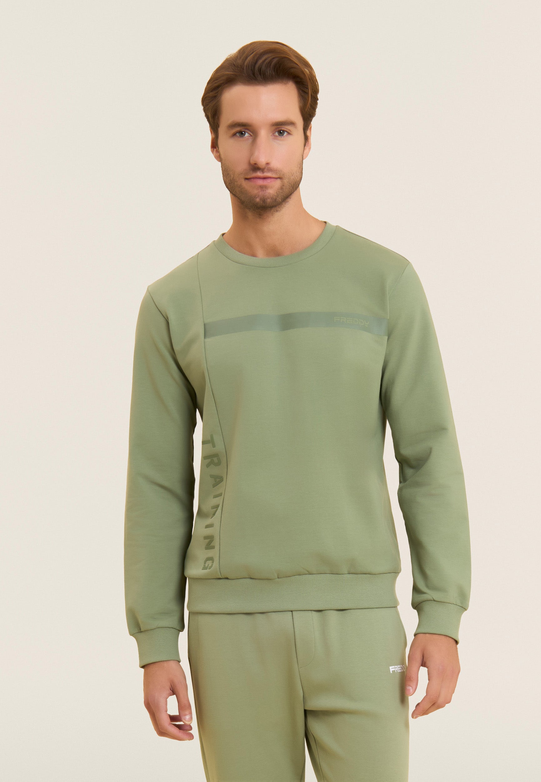 freddy-felpa-uomo-girocollo-training-baby-french-terry image 1