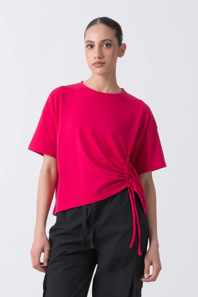 dimensione-danza-city-t-shirt-in-jersey-cotone-con-coulisse-laterale image 1