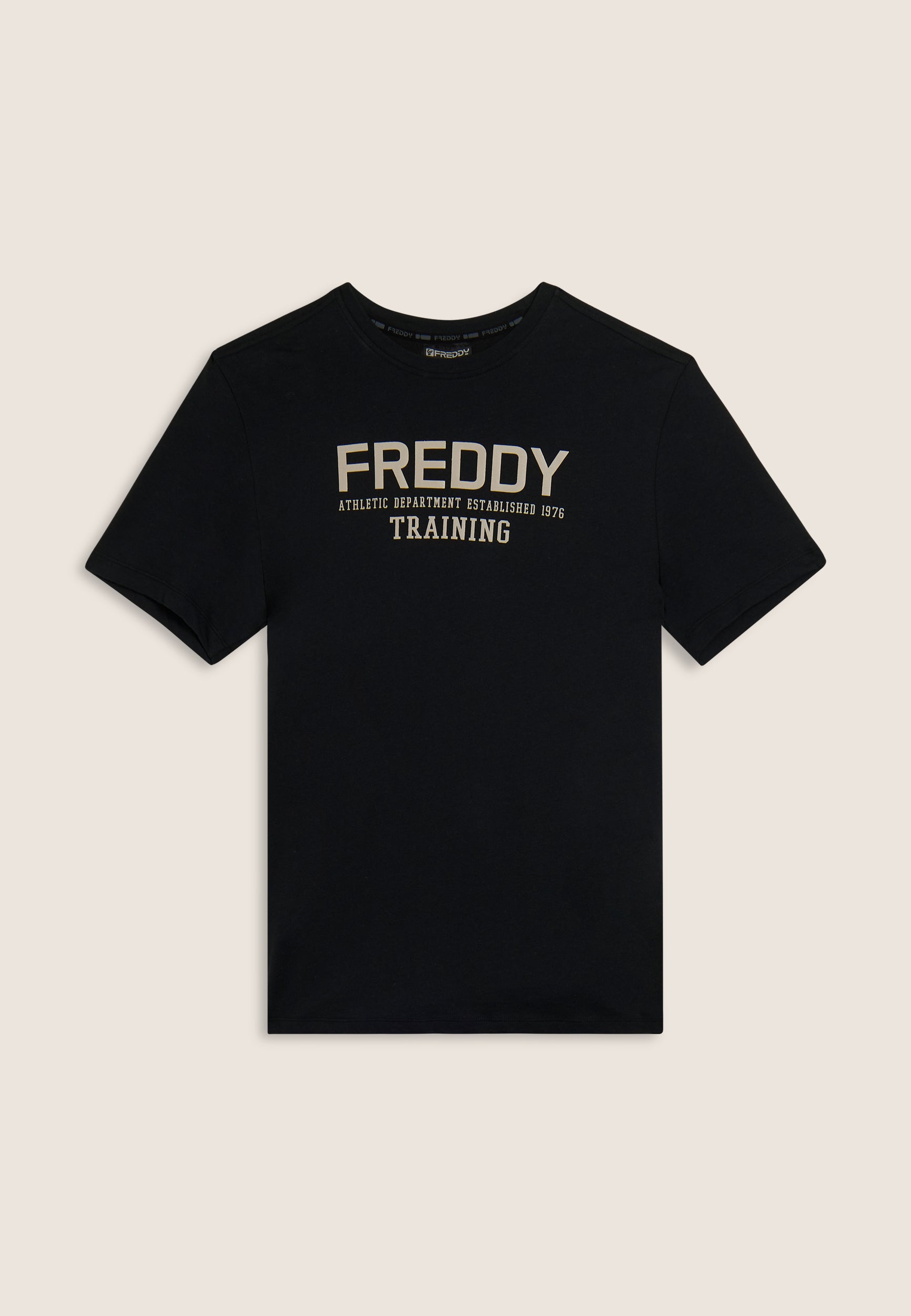 freddy-t-shirt-uomo-regular-con-logo-centrale-e-dettaglio-camouflage image 5