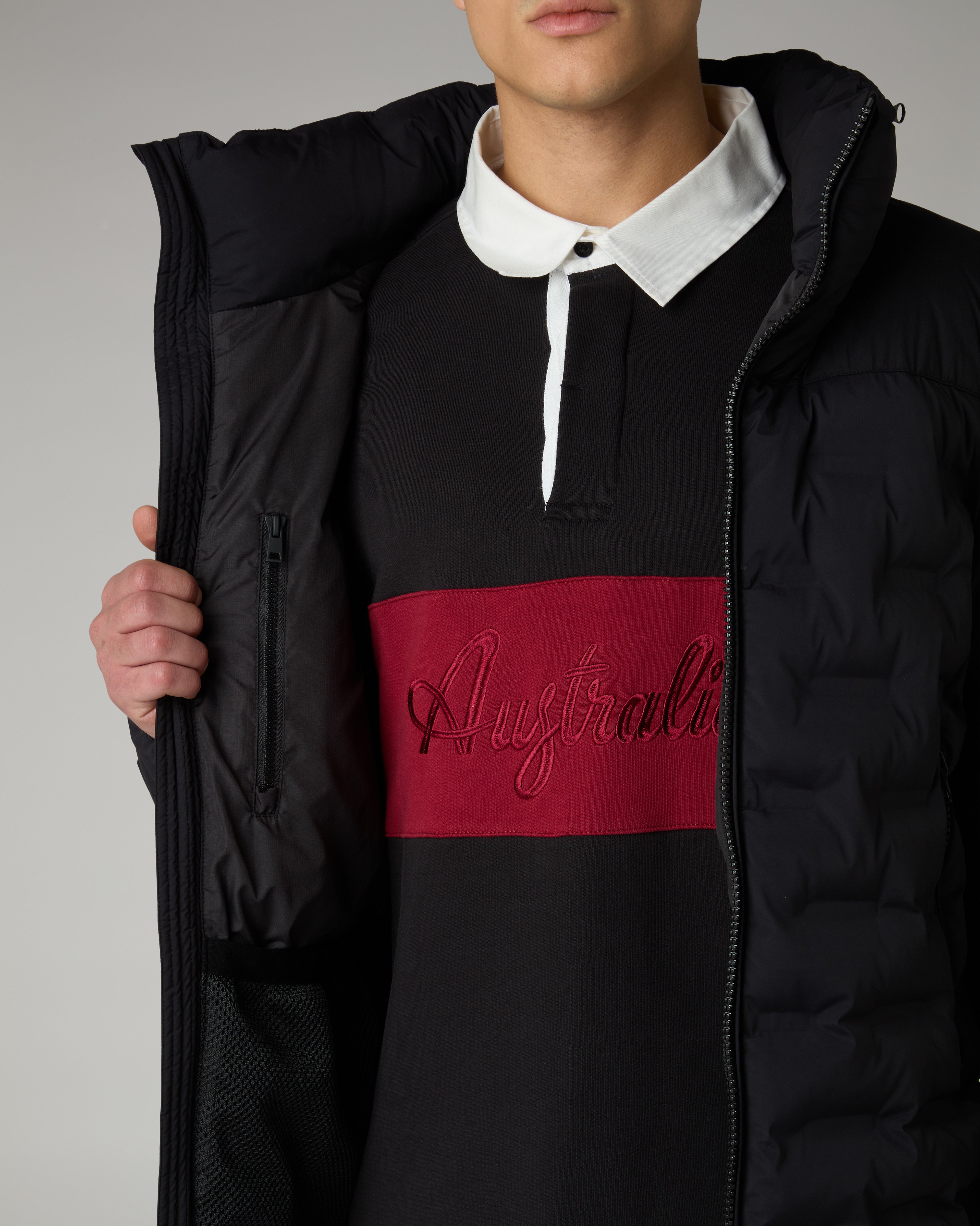 australian-3-d-jacket-giubbotto-trapuntato-nero image 7