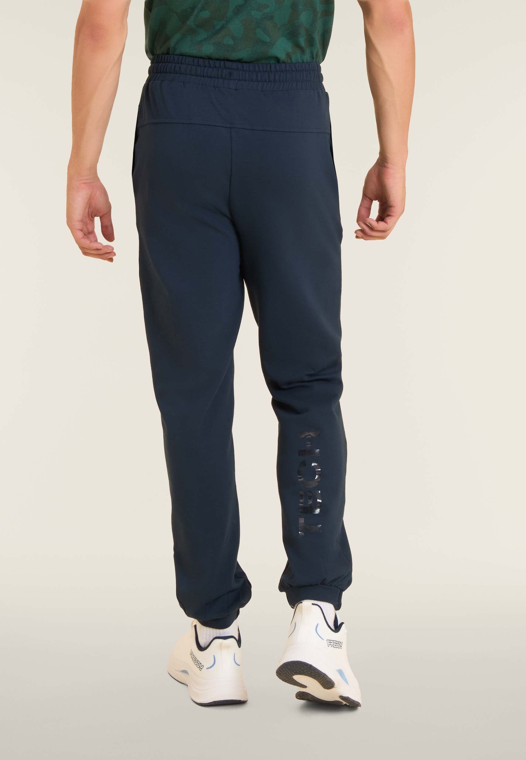 freddy-pantaloni-regular-uomo-in-felpa-con-stampa-lucida image 3