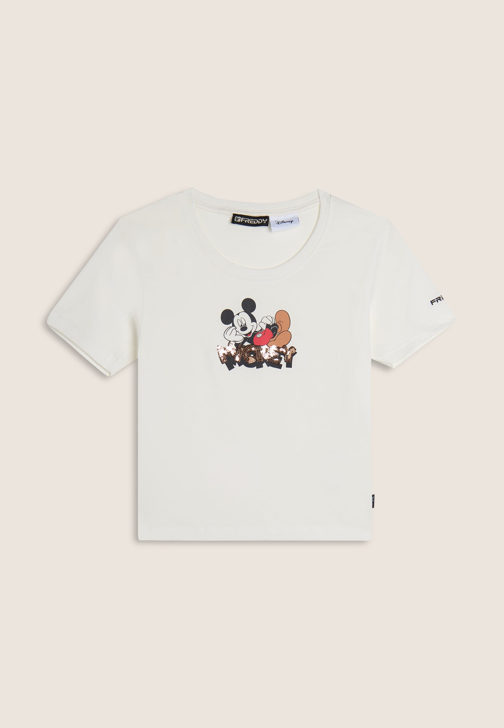 freddy-t-shirt-cropped-slim-fit-mickey-mouse-in-jersey-lycra image 7