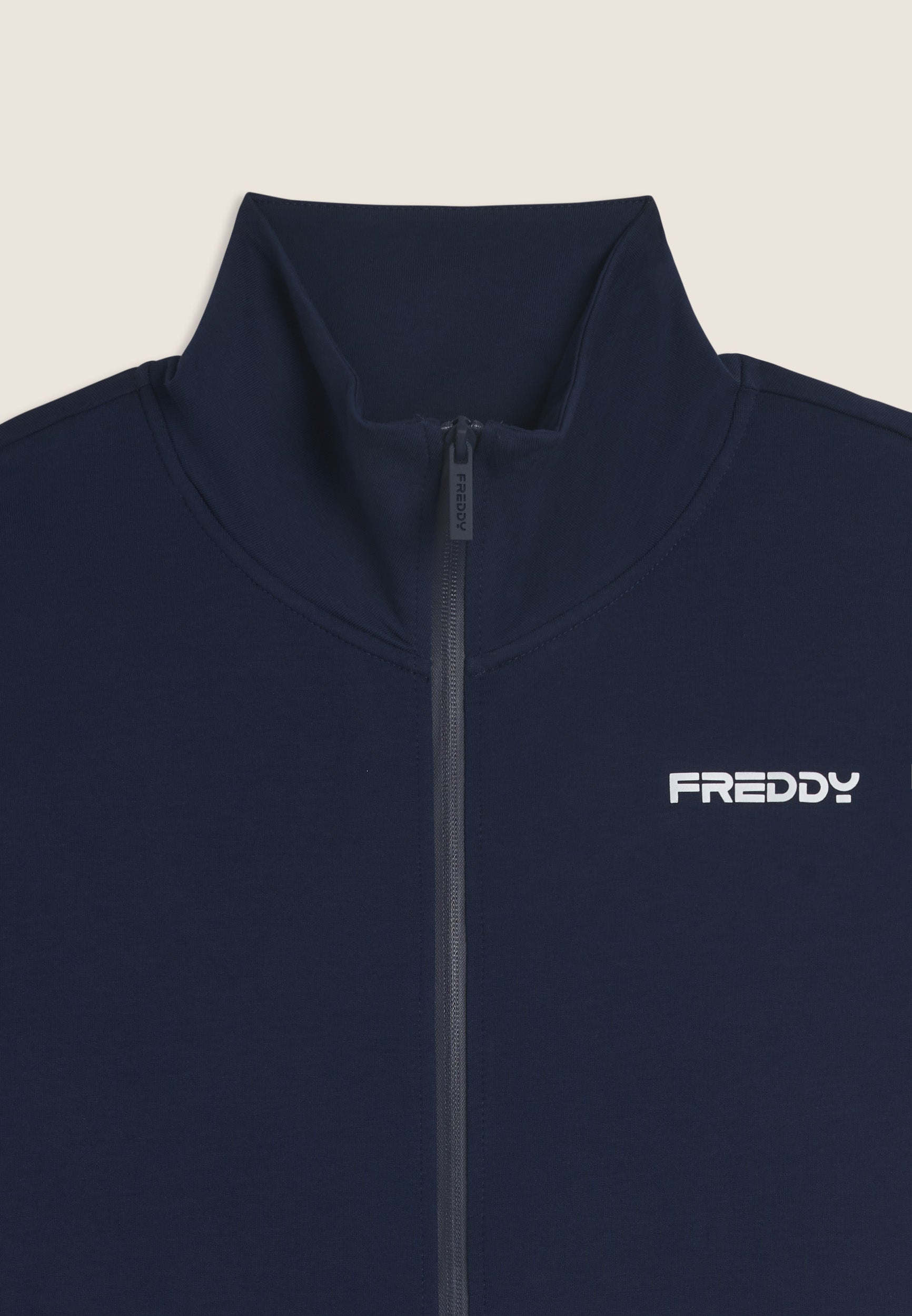freddy-wr-up-tuta-uomo-full-zip-collo-alto-in-french-terry-con-bande image 8