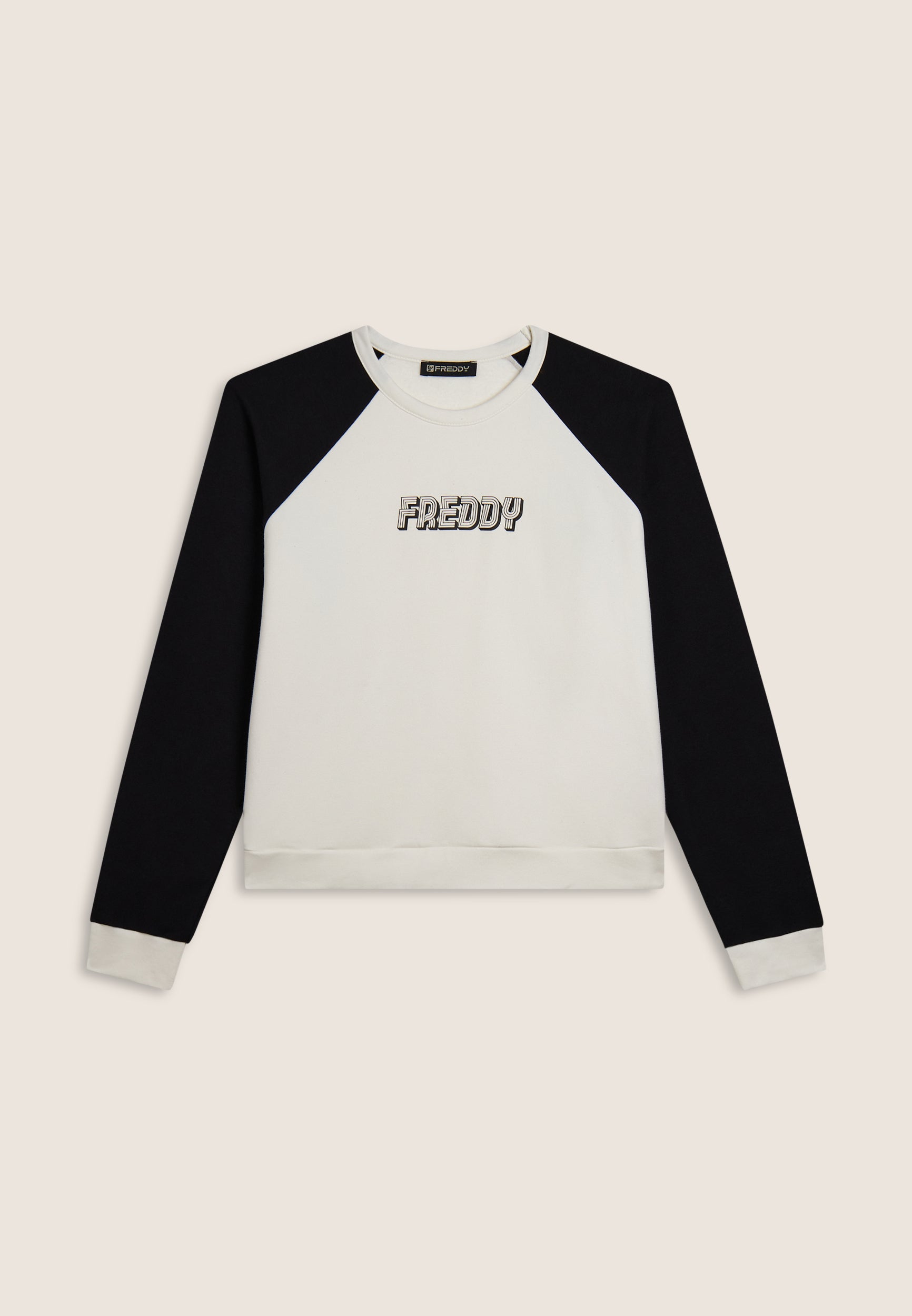 freddy-felpa-cropped-bicolore-maniche-raglan image 5