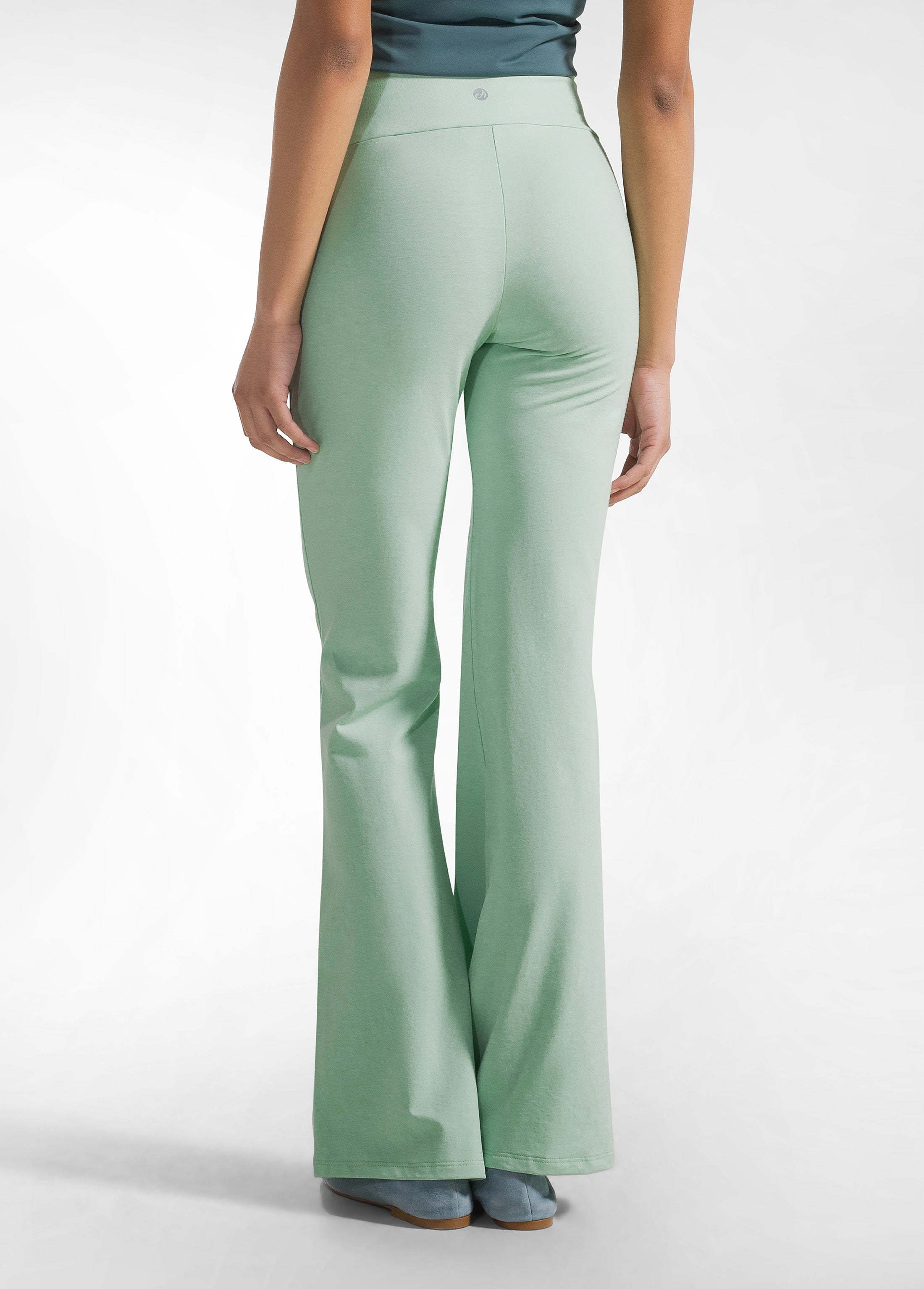 deha-panta-jazz-pantaloni-yoga-jersey-stretch-verde image 3