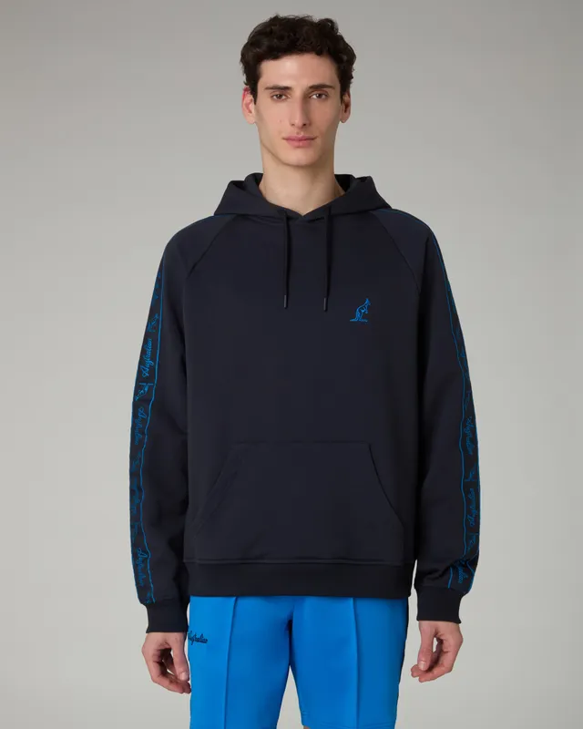 australian-tape-hoodie-felpa-con-cappuccio-blu-navy image 1