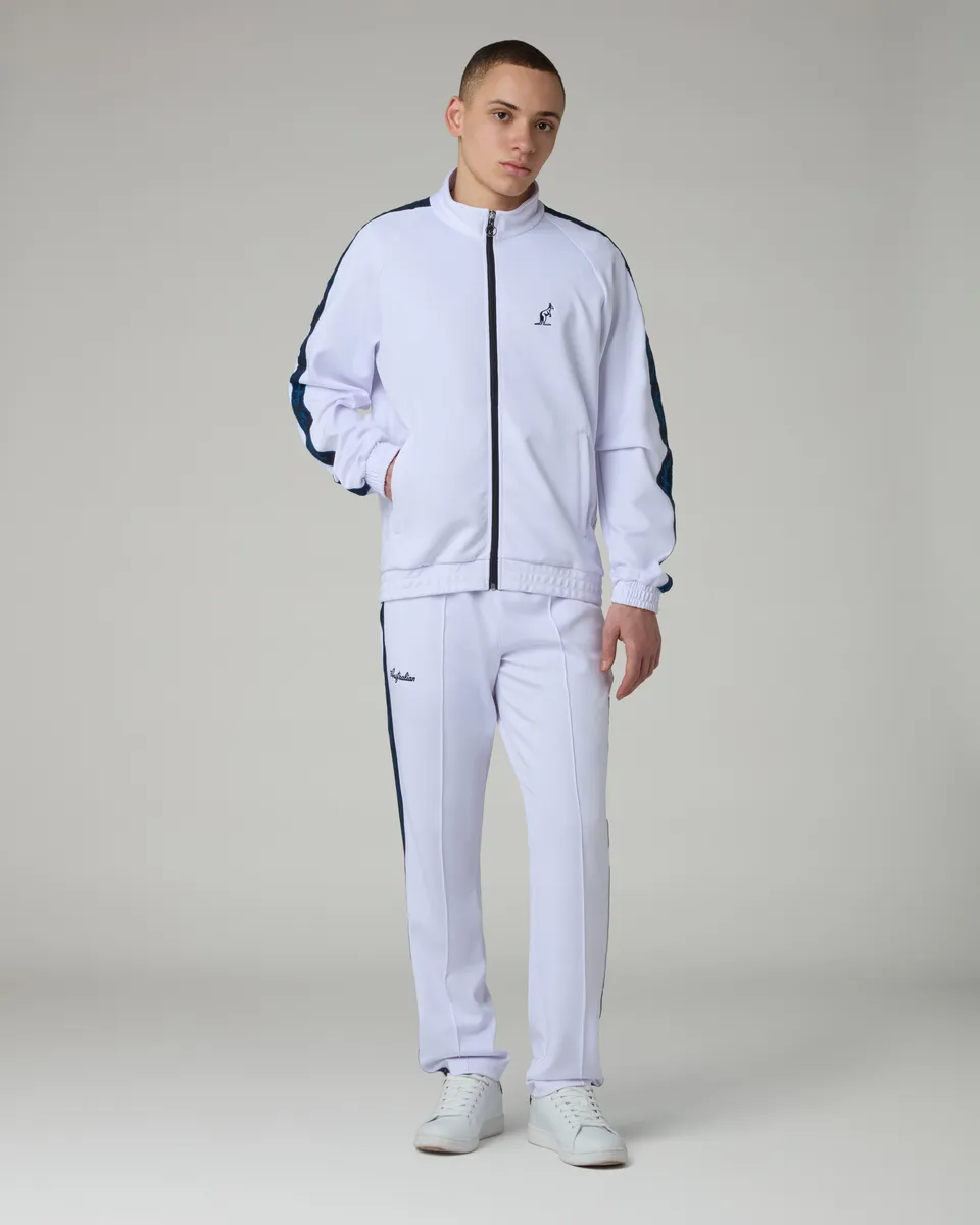 australian-blue-tape-tracksuit-tuta-shot-full-zip-bianco image 1