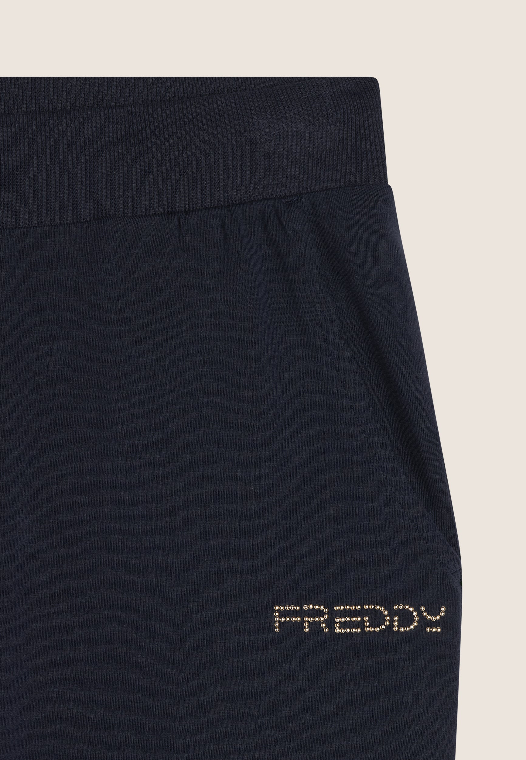 freddy-pantaloni-in-jersey-heavy-jersey-stretch-con-fondo-a-polsino-in-costina-w image 7