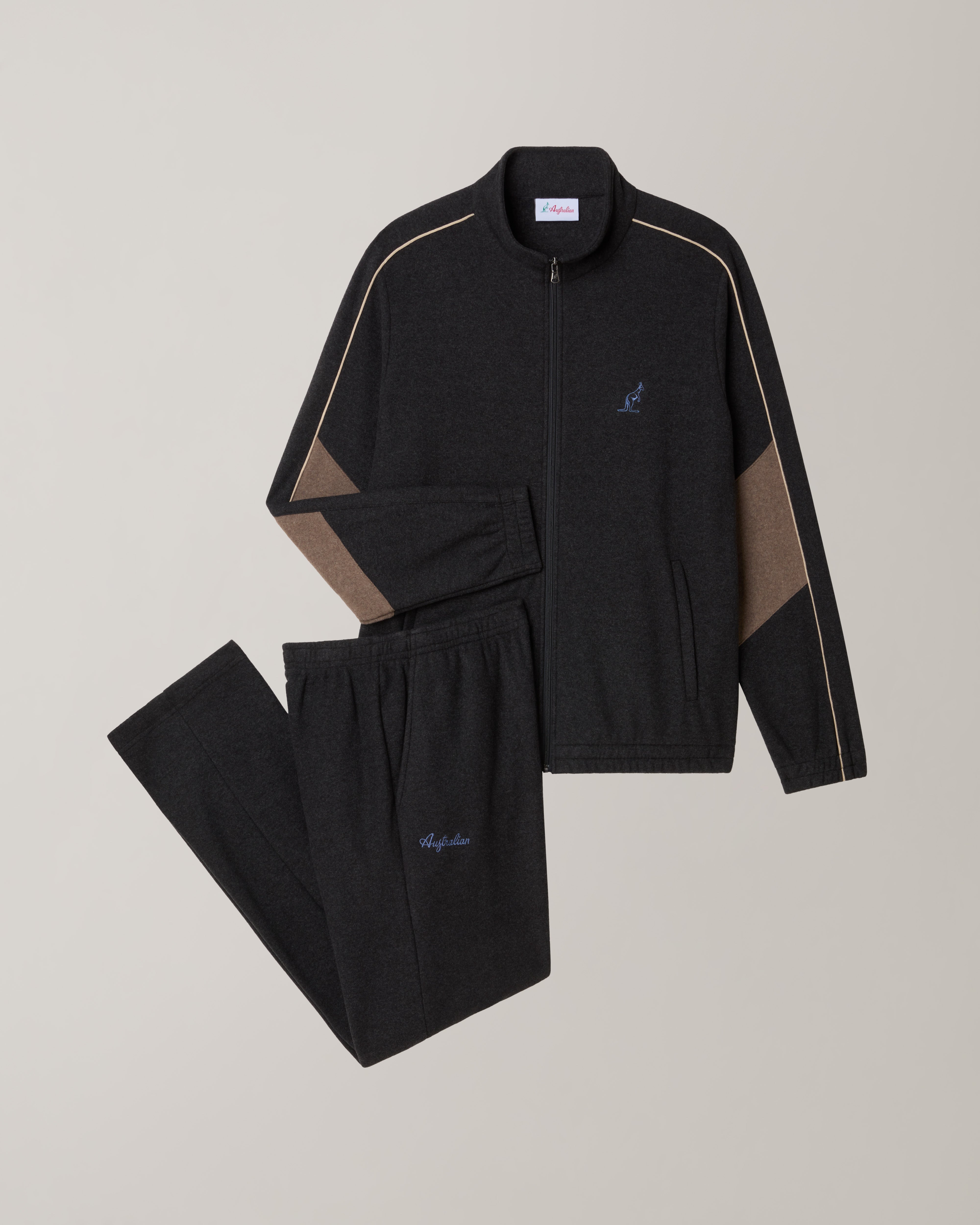 australian-color-block-tuta-softech-antracite-full-zip image 8