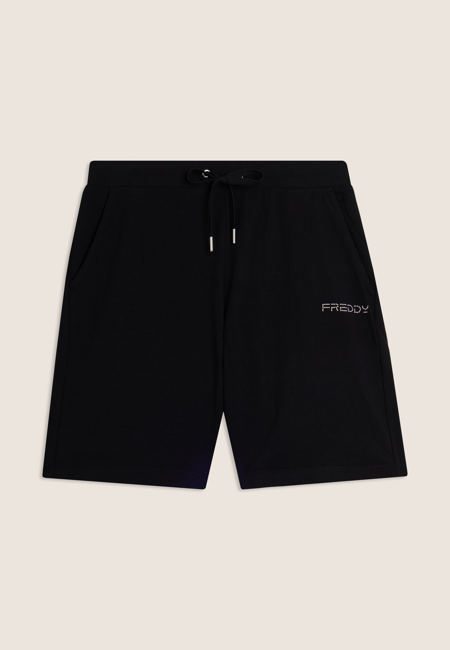 freddy-pantaloni-corti-donna-in-jersey-con-coulisse-e-logo-freddy image 4