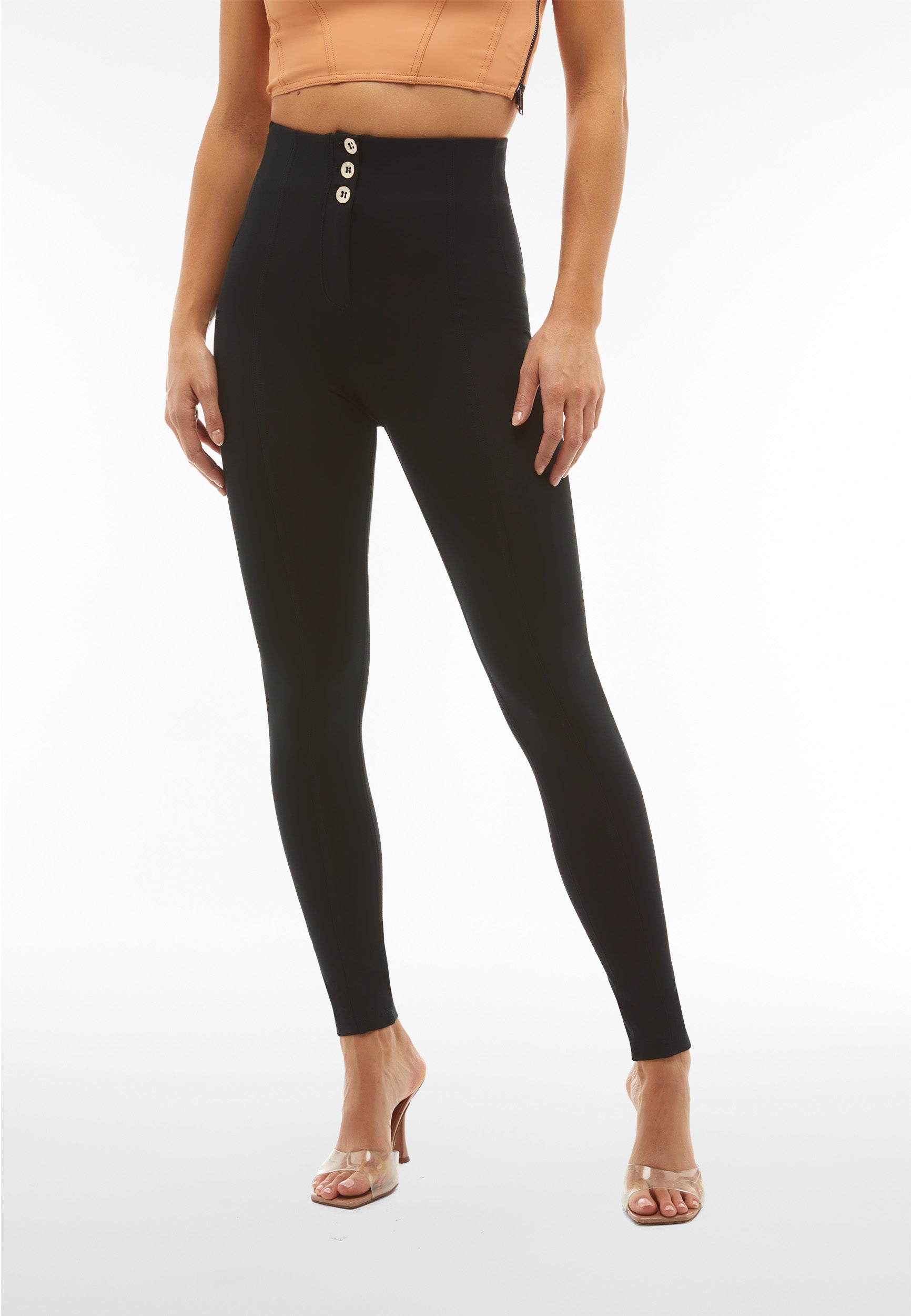 freddy-pantaloni-wr-up-vita-alta-bustier-skinny-in-jersey-tinto-capo image 1