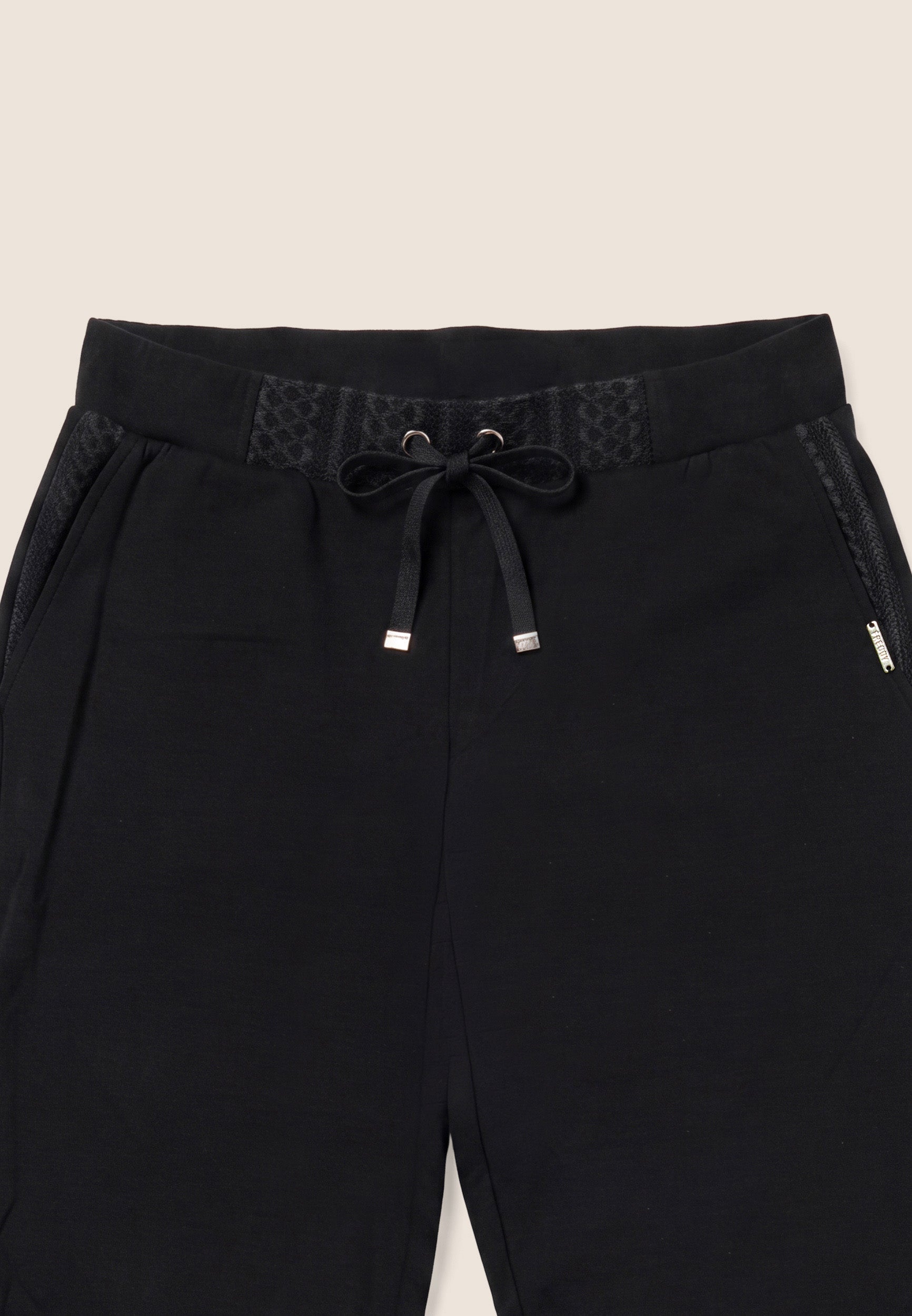 freddy-pantaloni-donna-in-felpa-modal-con-trama-geometrica image 3