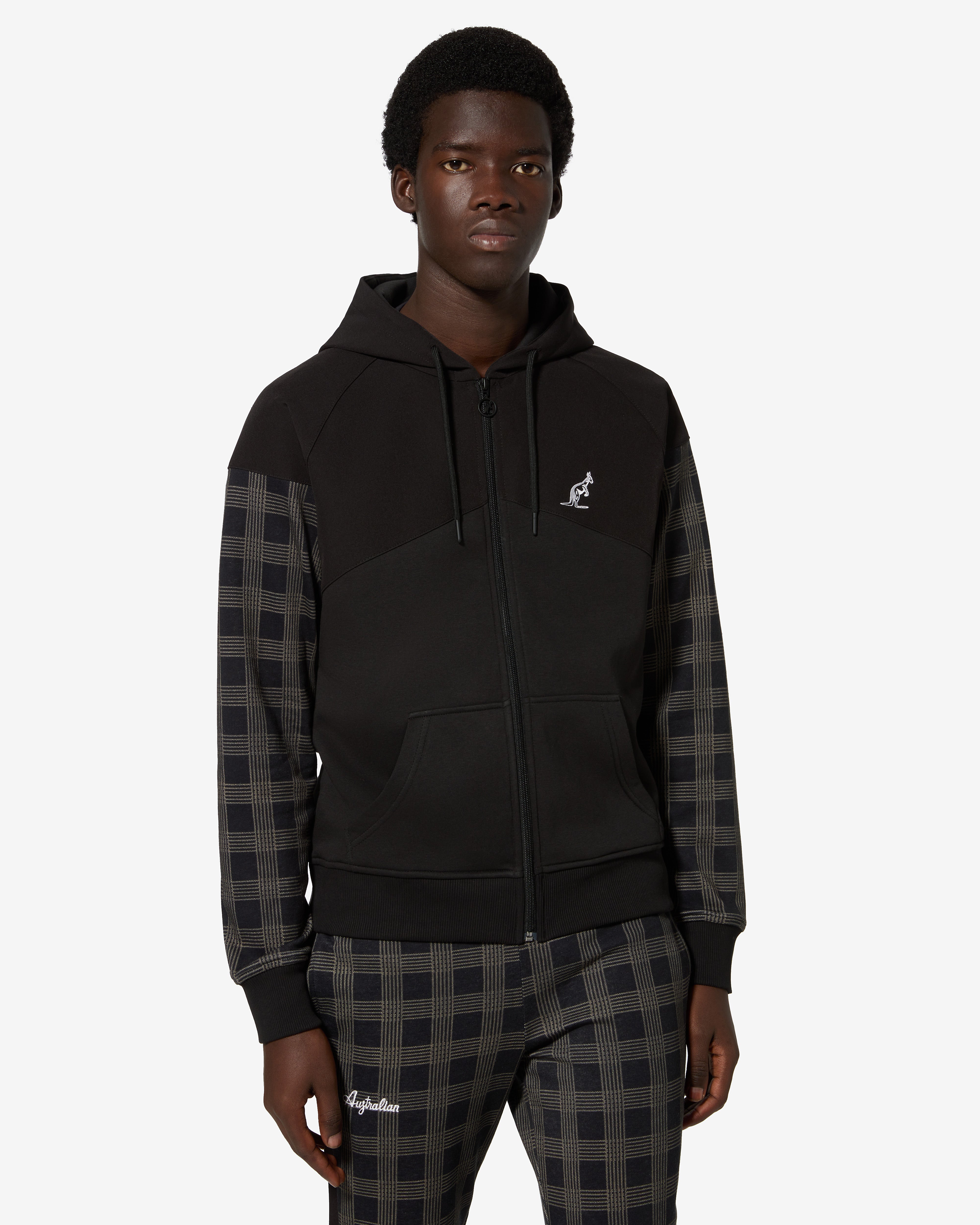 australian-horizon-track-jacket-felpa-con-cappuccio-nera image 1