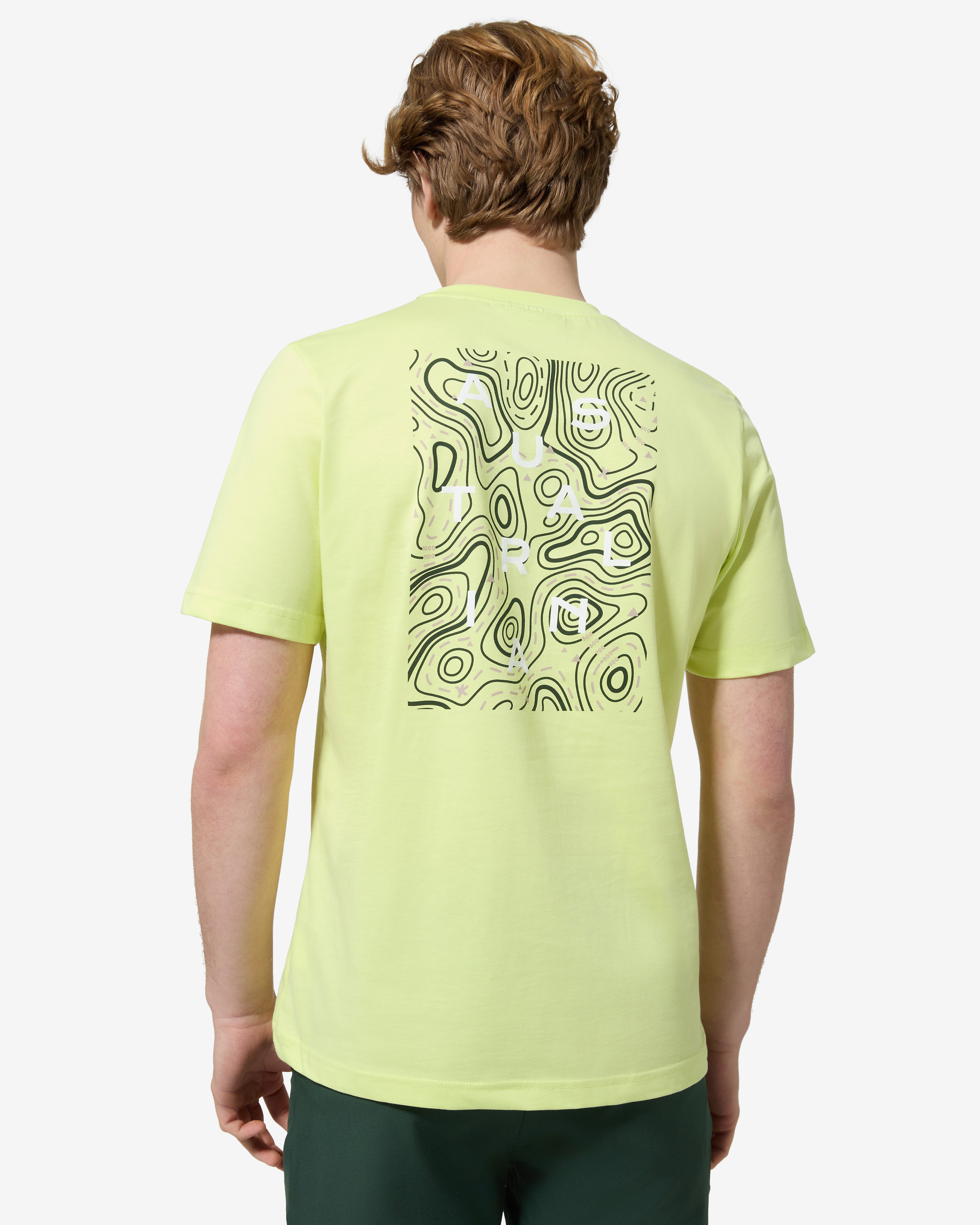 australian-topographic-t-shirt-cotone-lime image 1