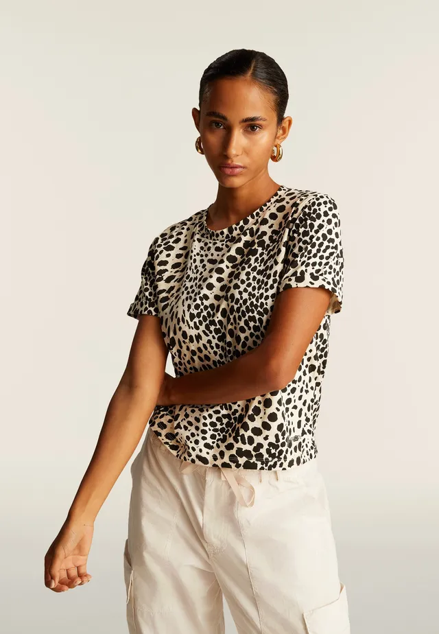 freddy-t-shirt-regular-fit-in-jersey-animalier-con-logo image 1