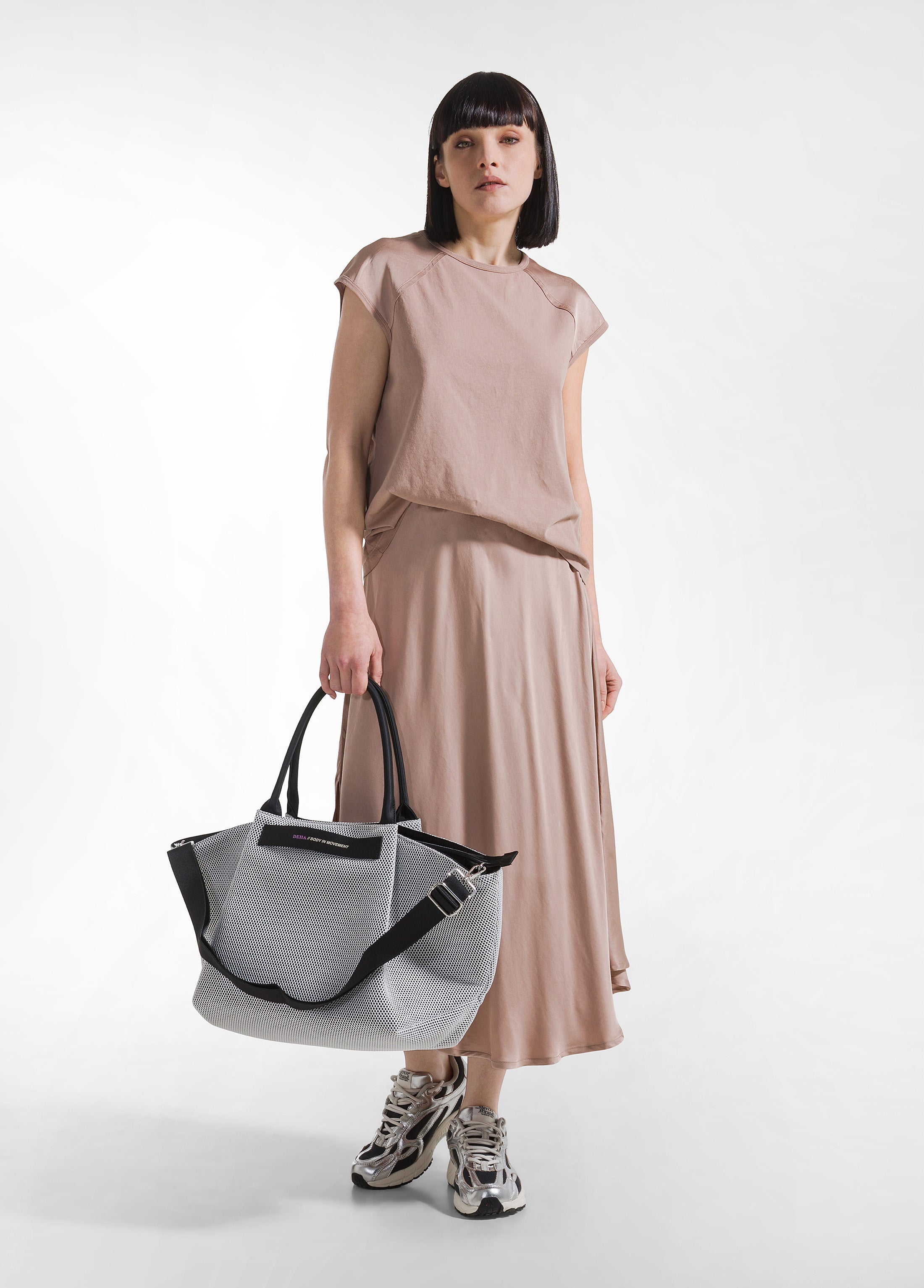 deha-d42921-tote-bag-in-rete-bianco image 1