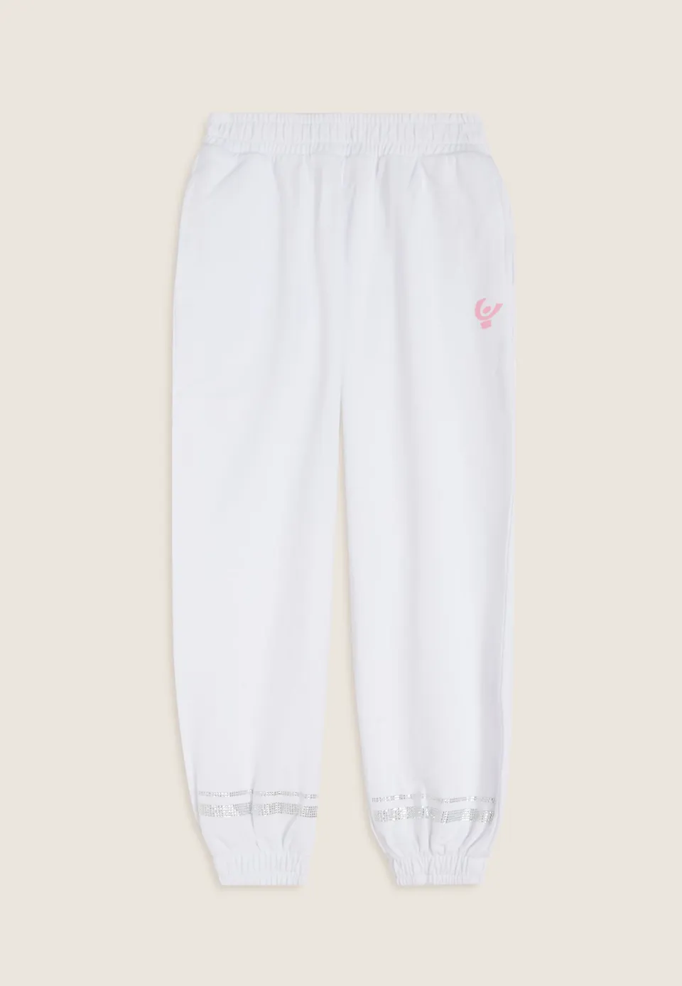 freddy-pantaloni-bambina-comfort-cotone-con-strass image 1