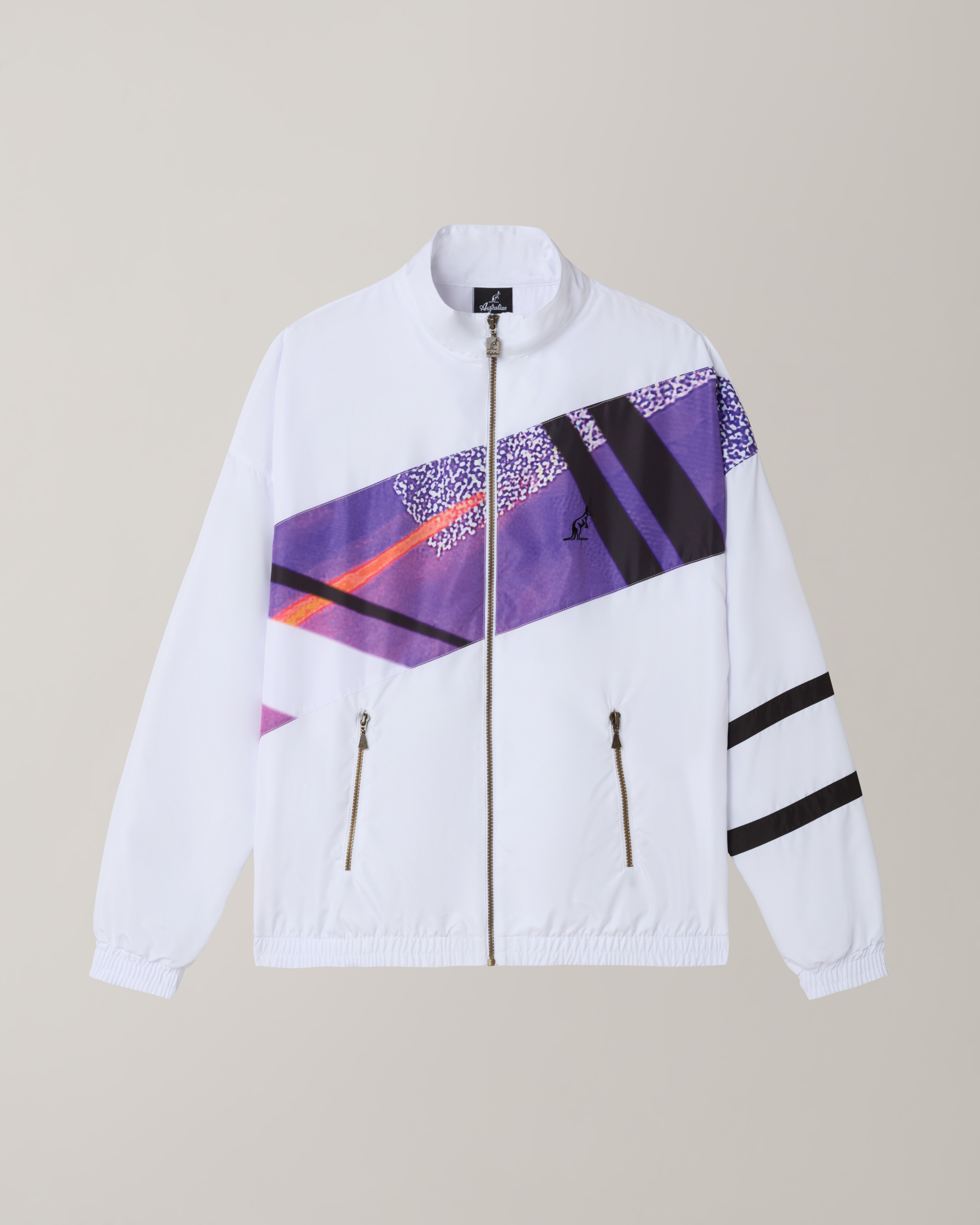 australian-1991-shardy-track-jacket-giacca-smash-bianca-made-in-italy image 6