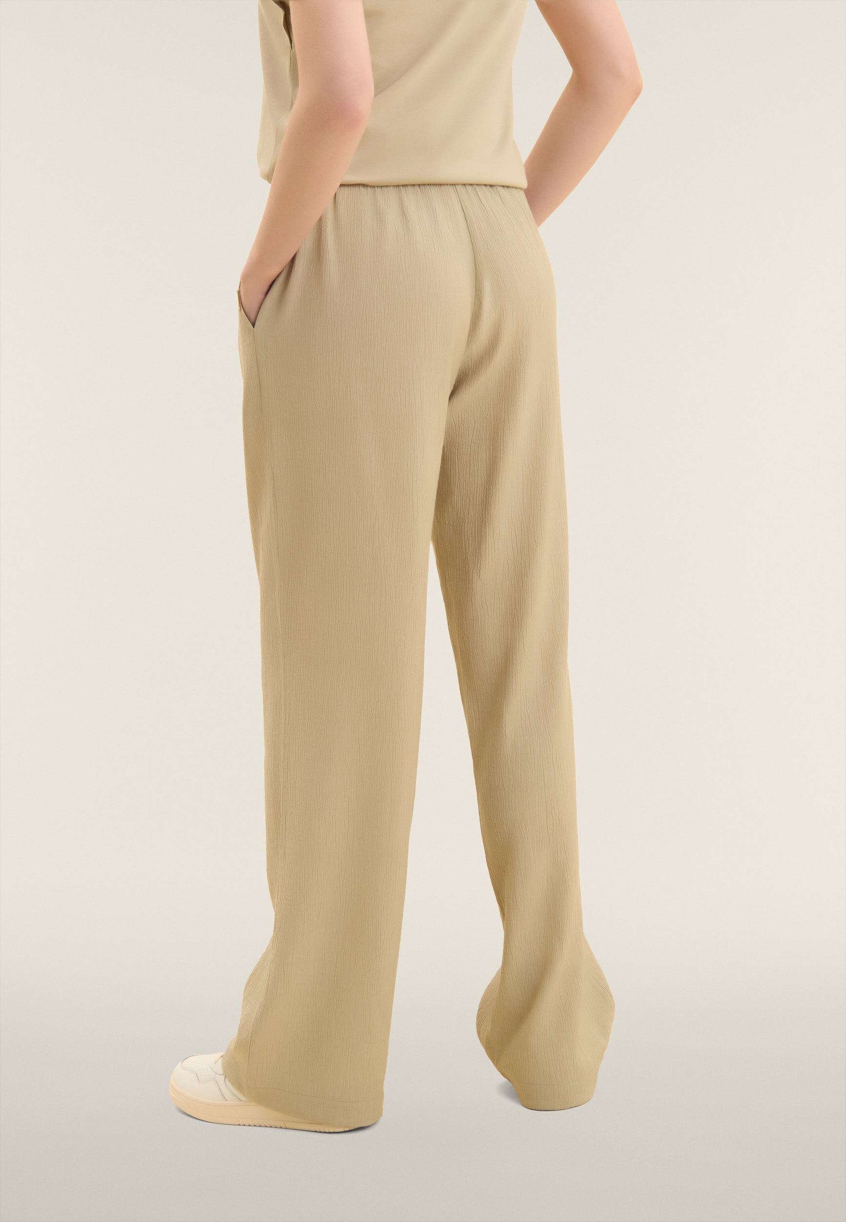 freddy-pantaloni-wide-leg-donna-fluido-crinkle-full-length image 3